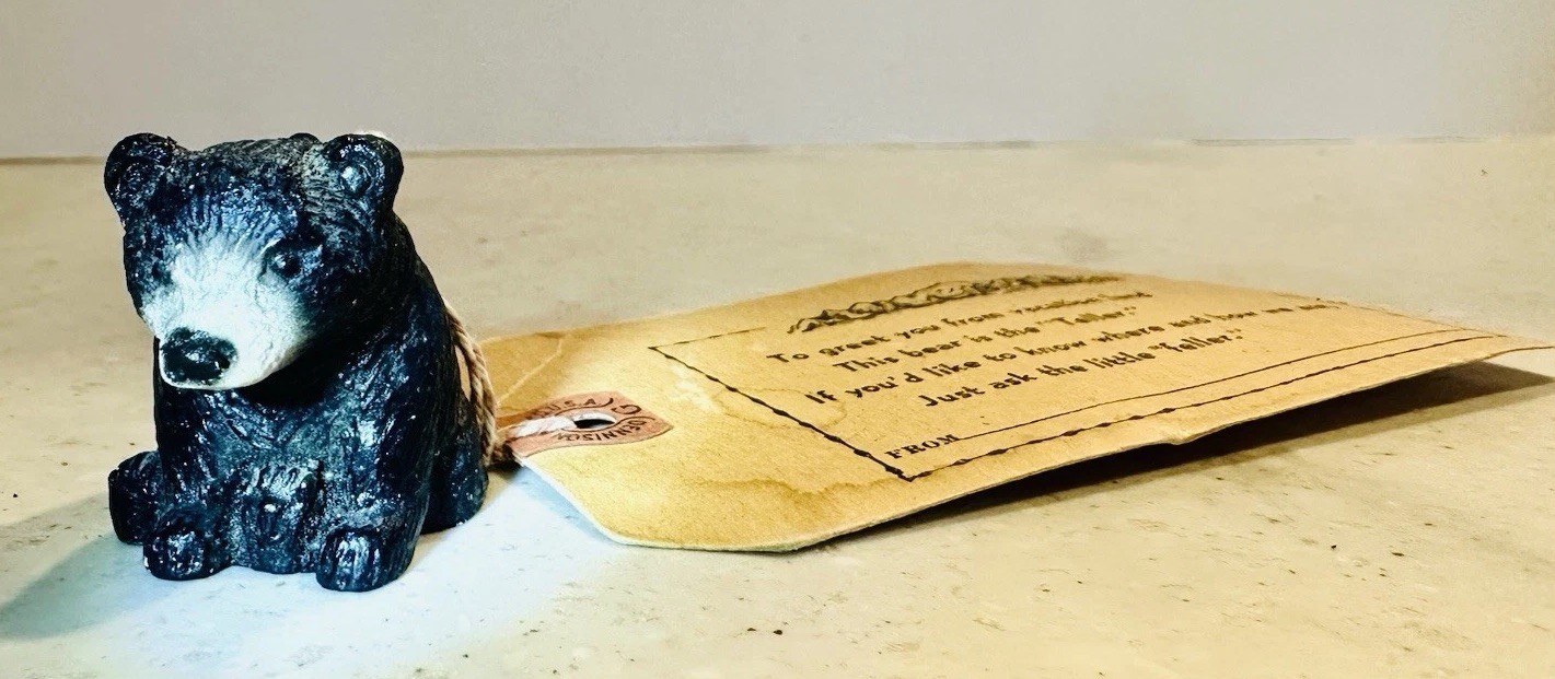 Antique 1920s YELLOWSTONE NATIONAL PARK Souvenir Bear (for Mailing w/o Wrapping)