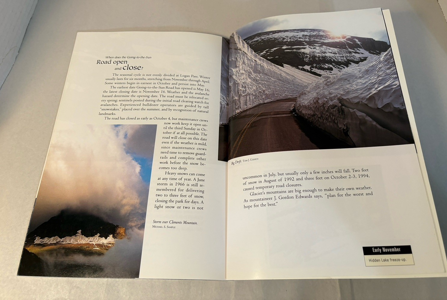 VTG 70s Glacier Nat’l Park Book Bundle; Glacier & Waterton Lakes, Logan Pass+