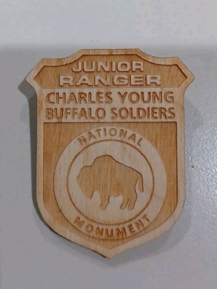 CHARLES YOUNG BUFFALO SOLDIERS JUNIOR RANGER BADGE National Park Service NPS