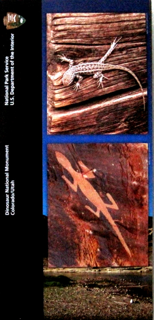 Dinosaur National Monument National Park Service Unigrid Brochure Map