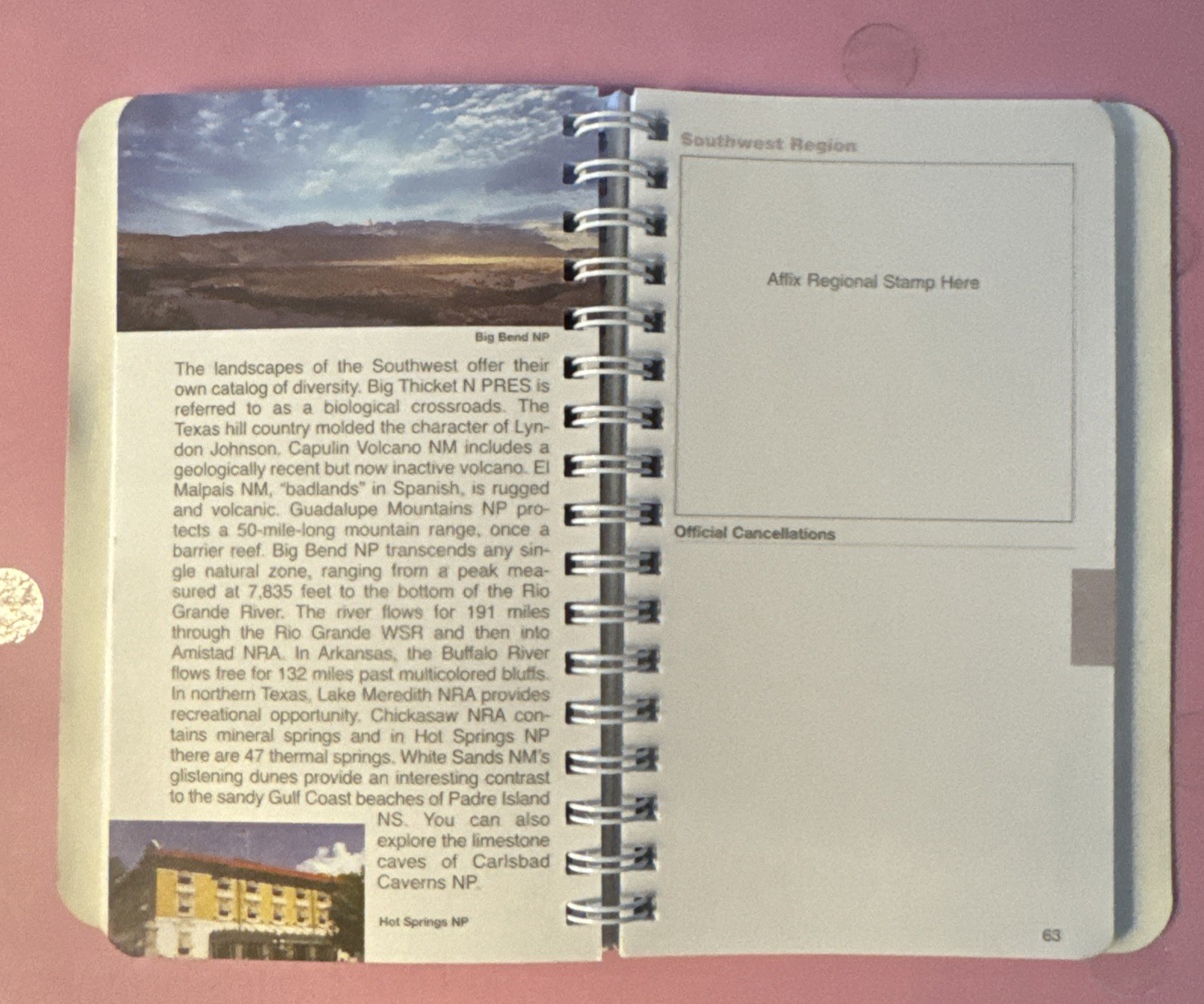 New, but unwrapped, Blue Passport To Your National Parks with map stamp book
