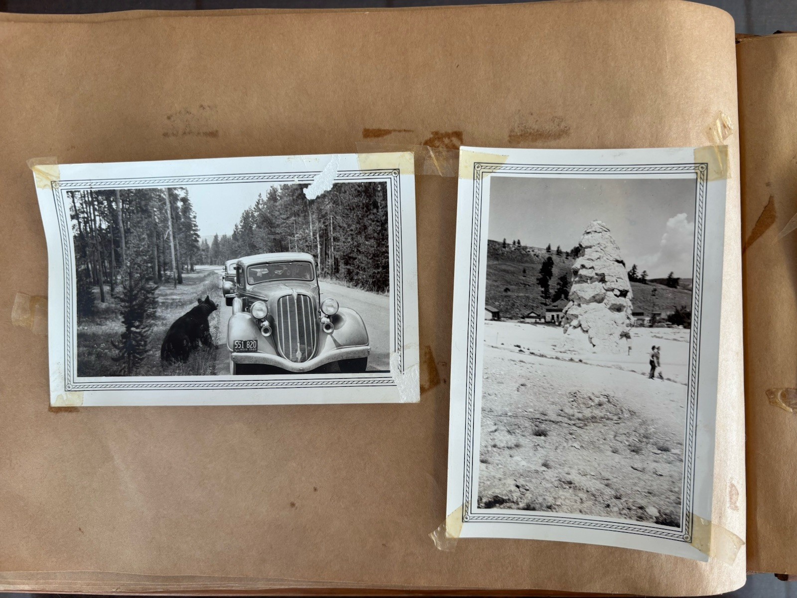 “My Western Trip” National Park 1940 Travel Journal with Postcards & Photos