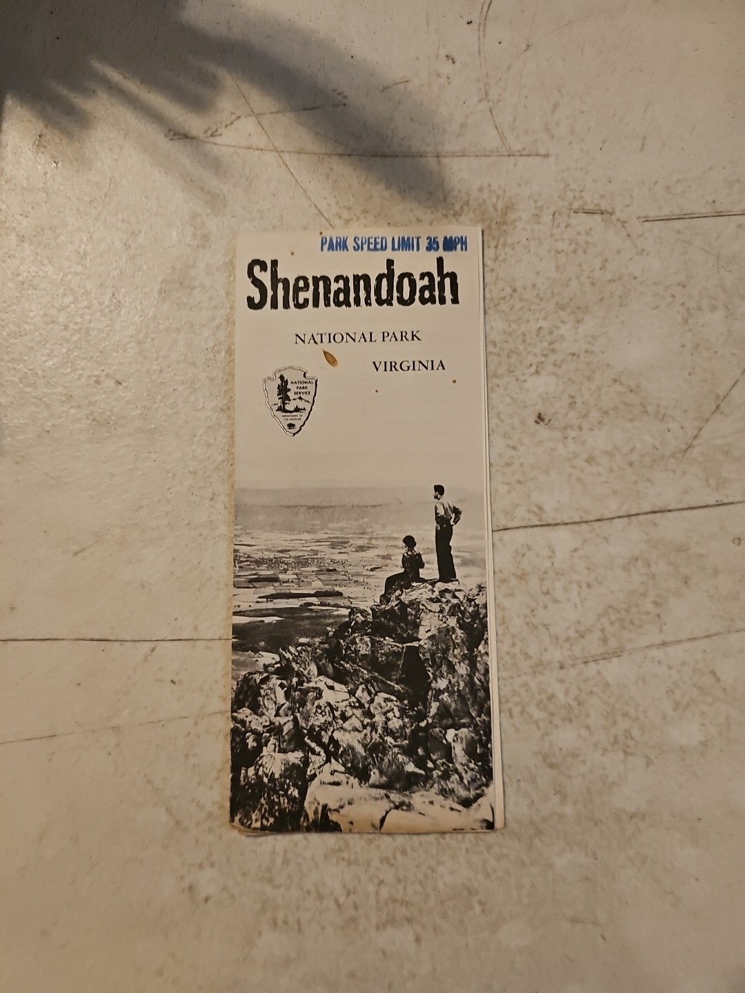 Vintage 1953 Shenandoah National Park Virginia Travel Motorists Guide Map READ
