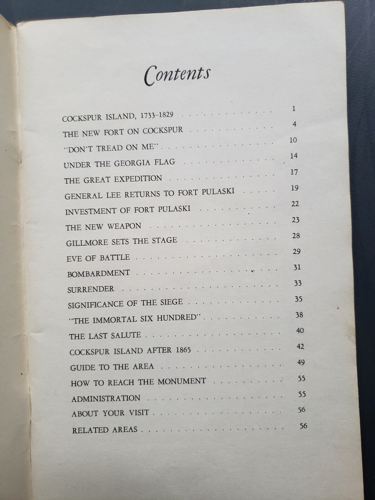 1954 Fort Pulaski Tourist Booklet National Park Service Historical Hndbk No. 18