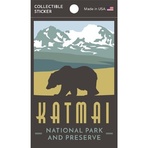 Trailblazer Collection Series Katmai National Park and Preserve Graphic Sticker