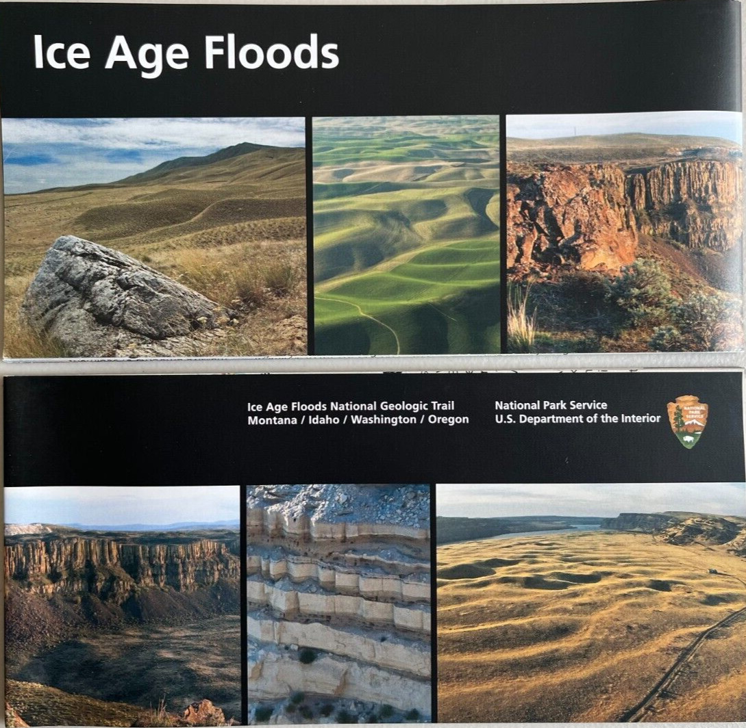 2026 ICE AGE FLOODS GEOLOGIC TRAIL NATIONAL PARK SERVICE UNIGRID BROCHURE/MAP