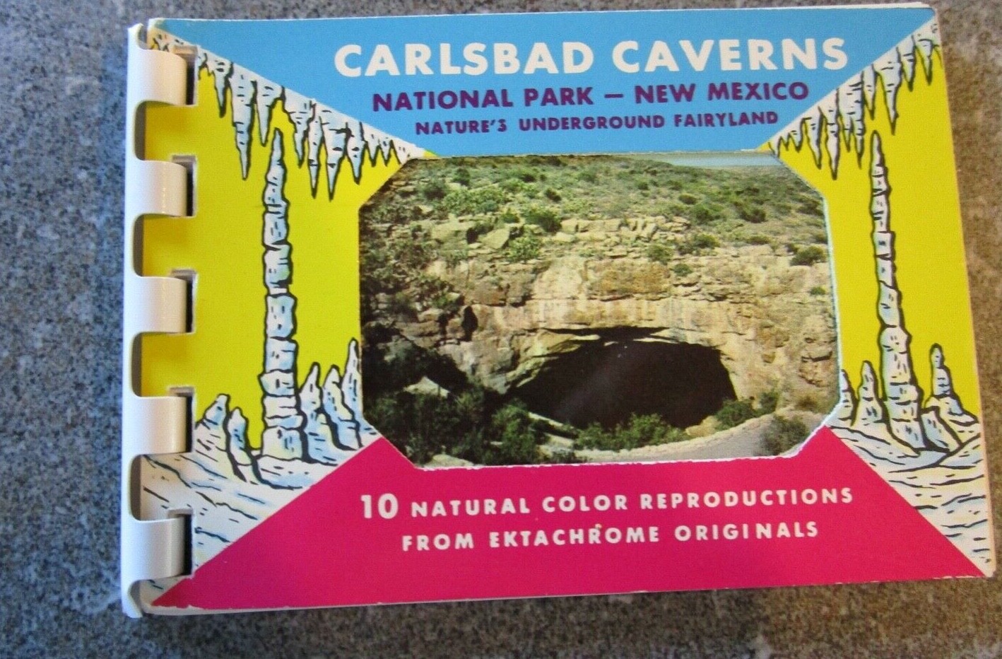 Vintage Carlsbad Caverns National Park 10 Color Ektachrome Photos -New Mexico