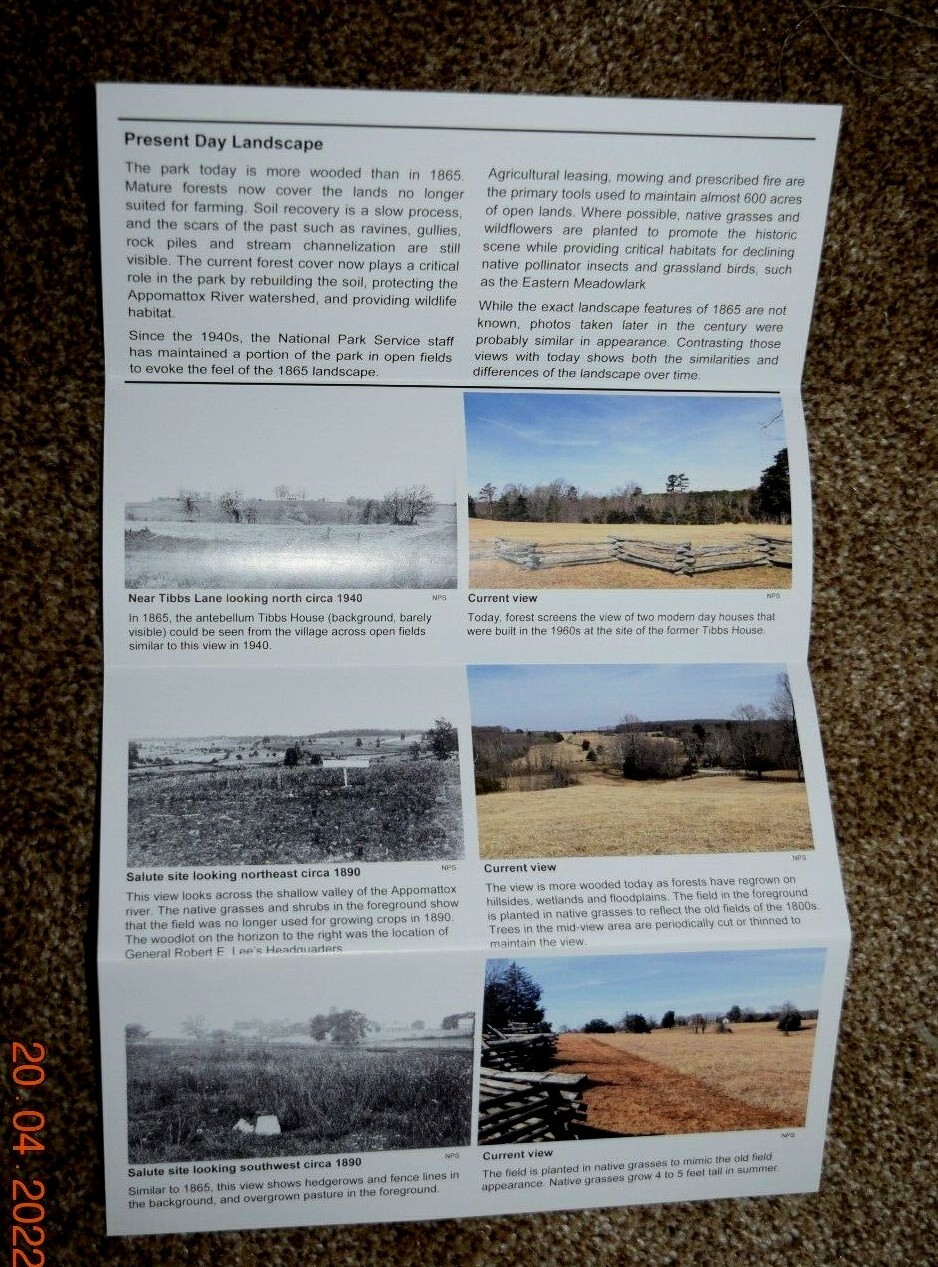 Ntl Park Service (NPS), APPOMATTOX CH FLYERS: LANDSCAPE,” “BIRDS,” & “BATS,” New