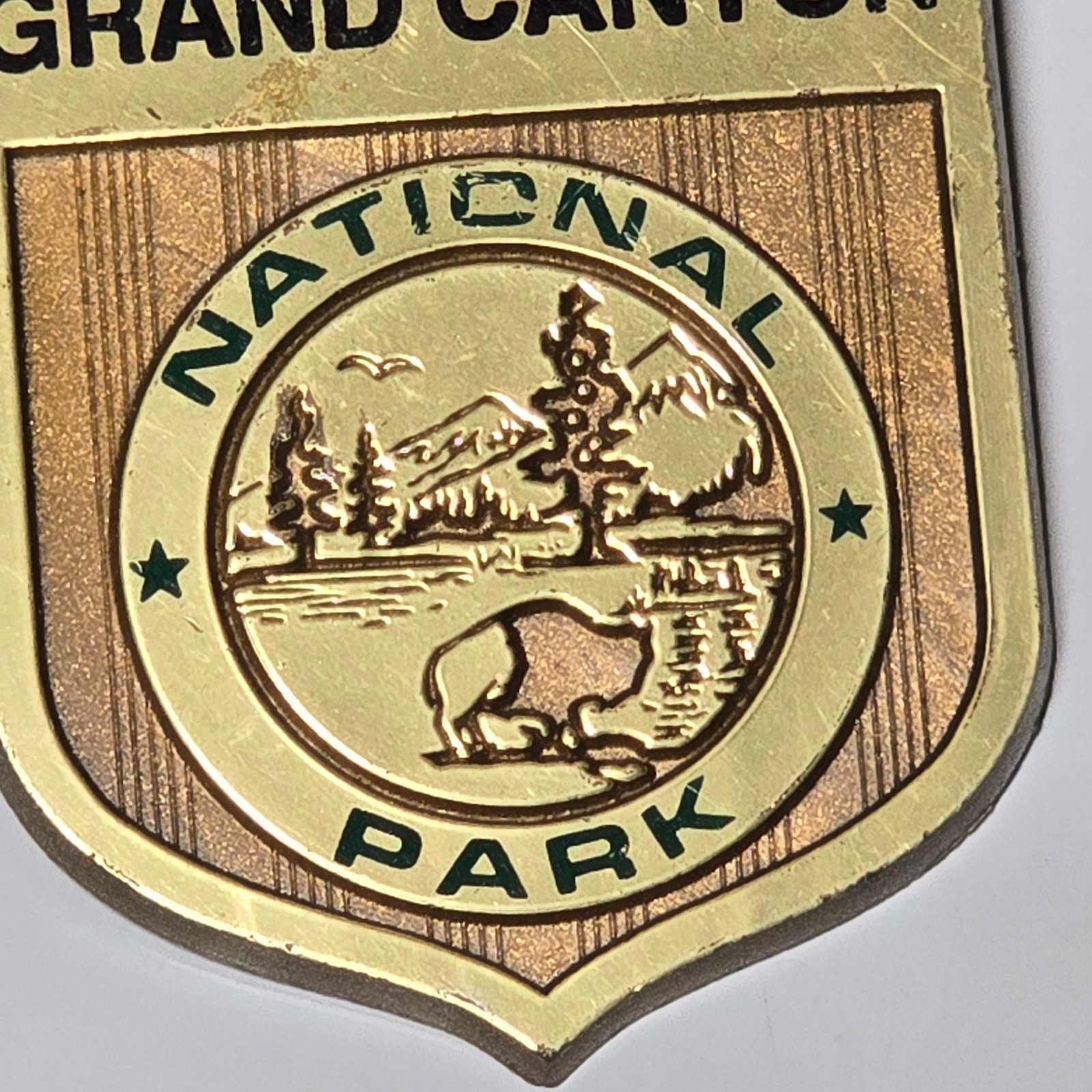 Vintage Grand Canyon Junior Park Ranger Badge NPS Stoffel Seals Shield Style