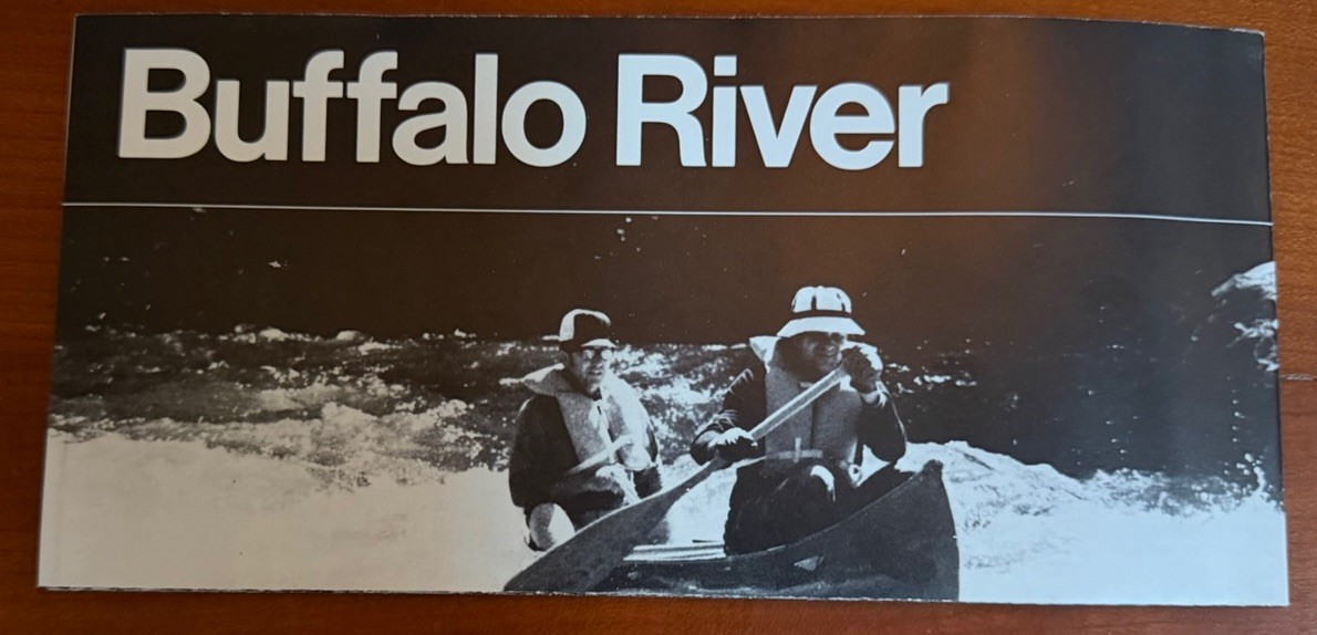 VINTAGE 1978 BUFFALO RIVER – ARKANSAS NATIONAL PARK SERVICE BROCHURE/MAP