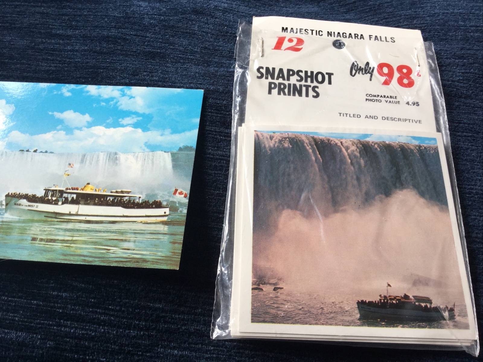 Niagara Falls Snapshot Prints Pack Sealed+Postcard