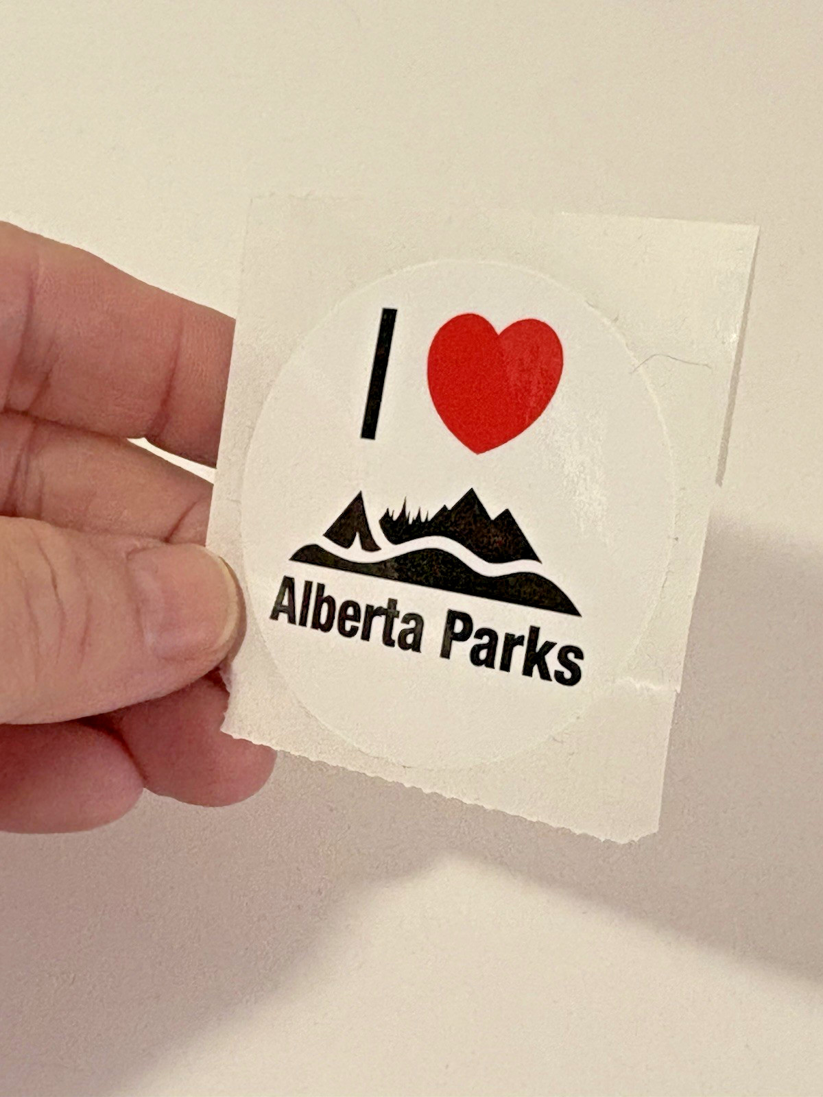 I Heart Alberta Parks Sticker Canada
