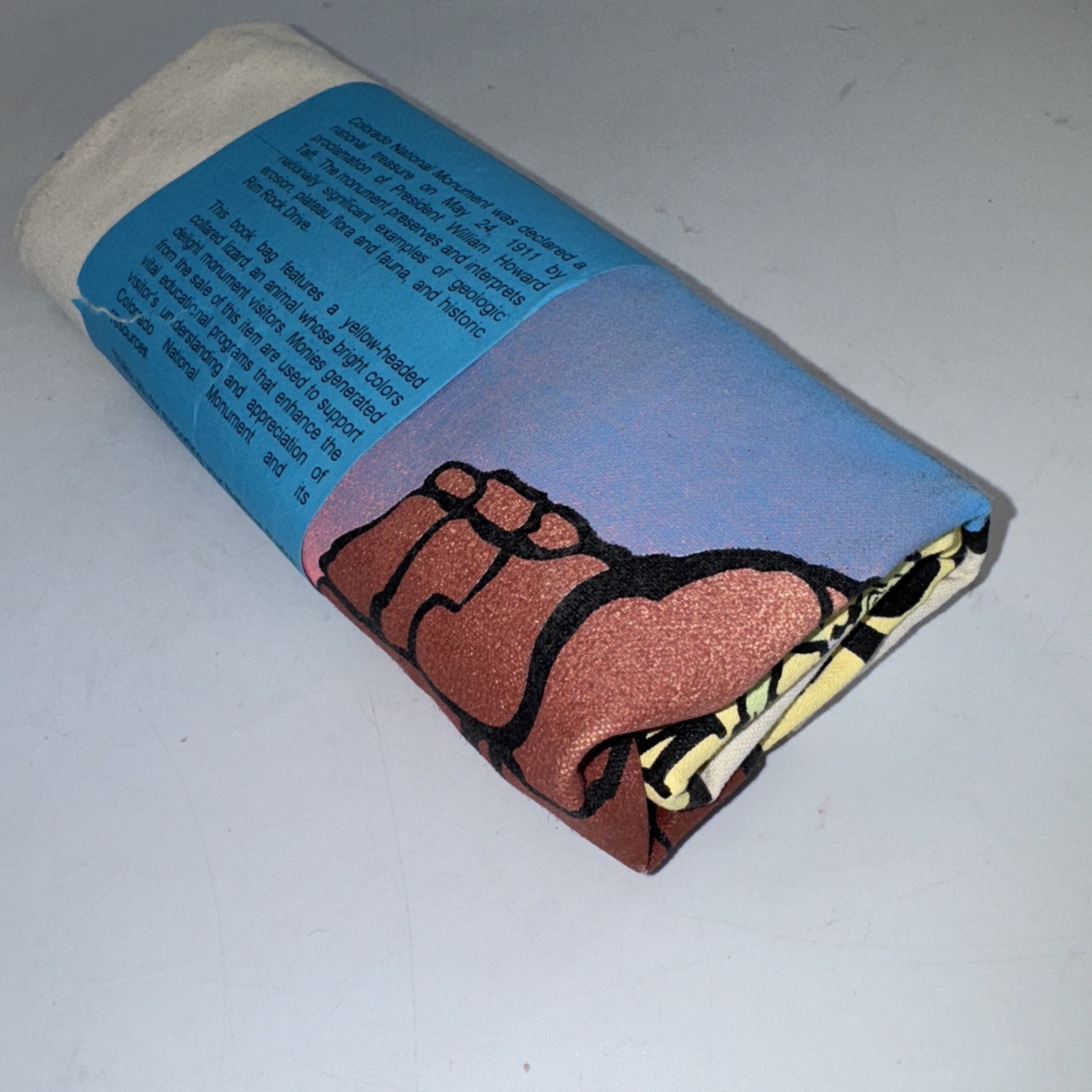 Vintage Colorado National Monument Canvas Tote Bag 1996 National Park NOS