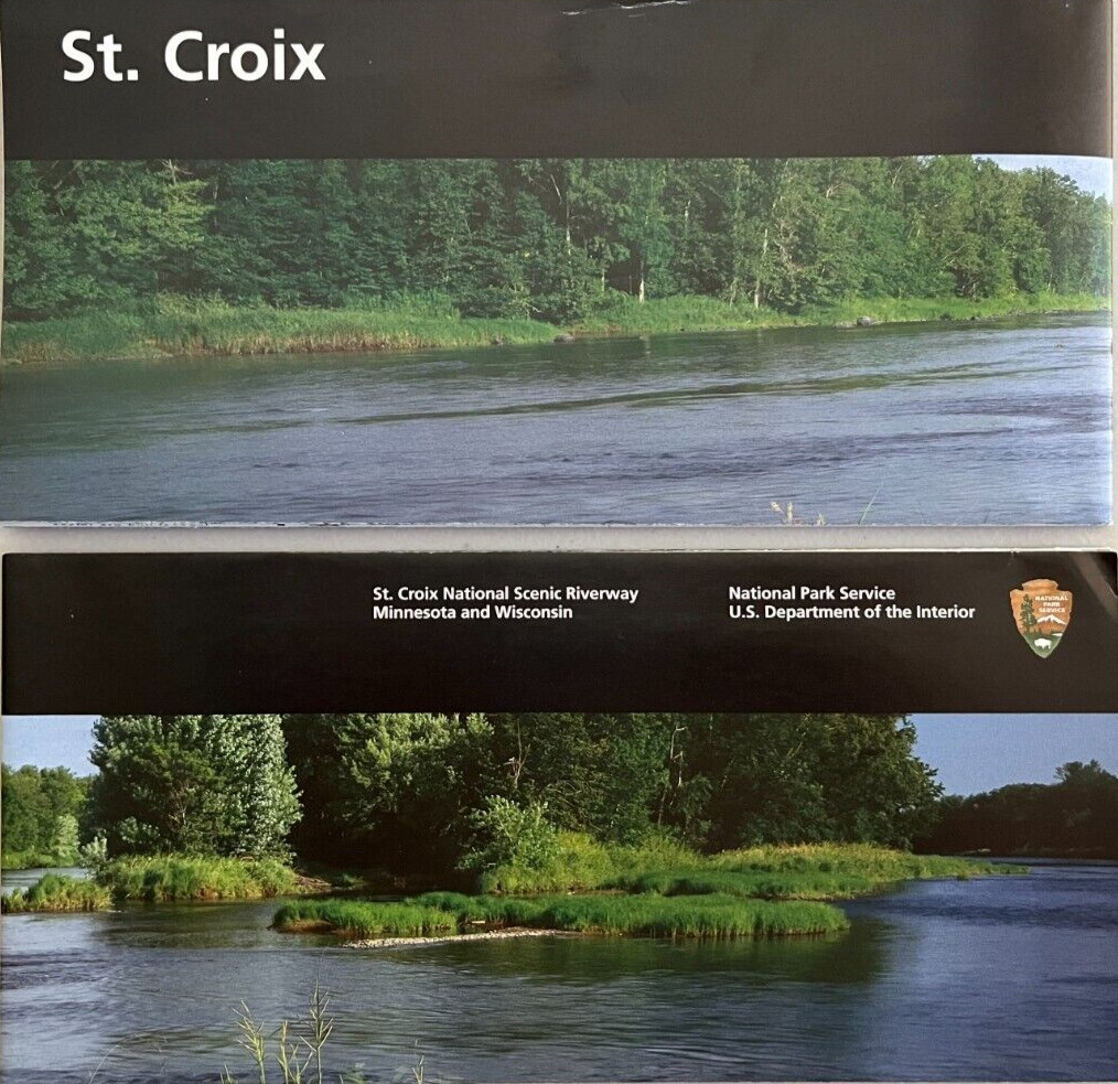 2026 ST. CROIX SCENIC RIVERWAY NATIONAL PARK SERVICE UNIGRID BROCHURE/MAP New