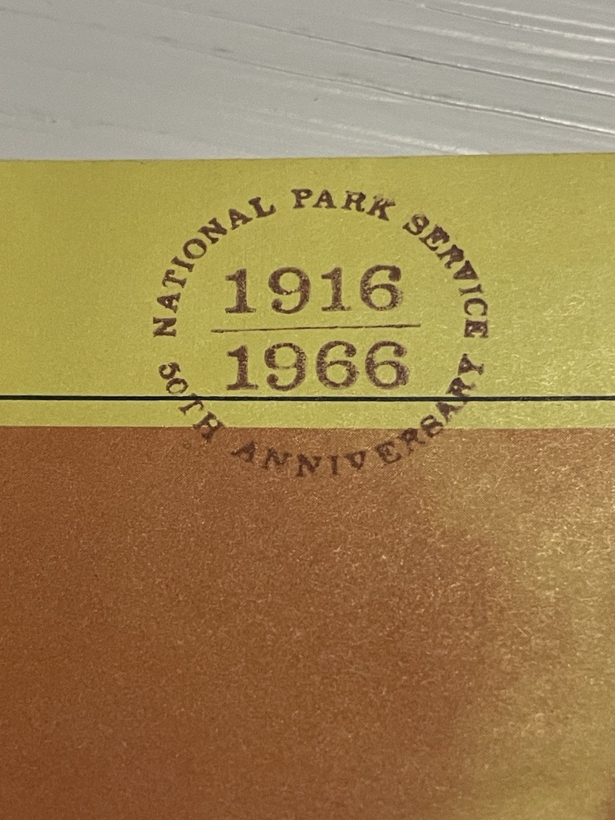 Yellowstone National Park 50th Anniversary Brochure & Map 1966 Wyoming Idaho MT