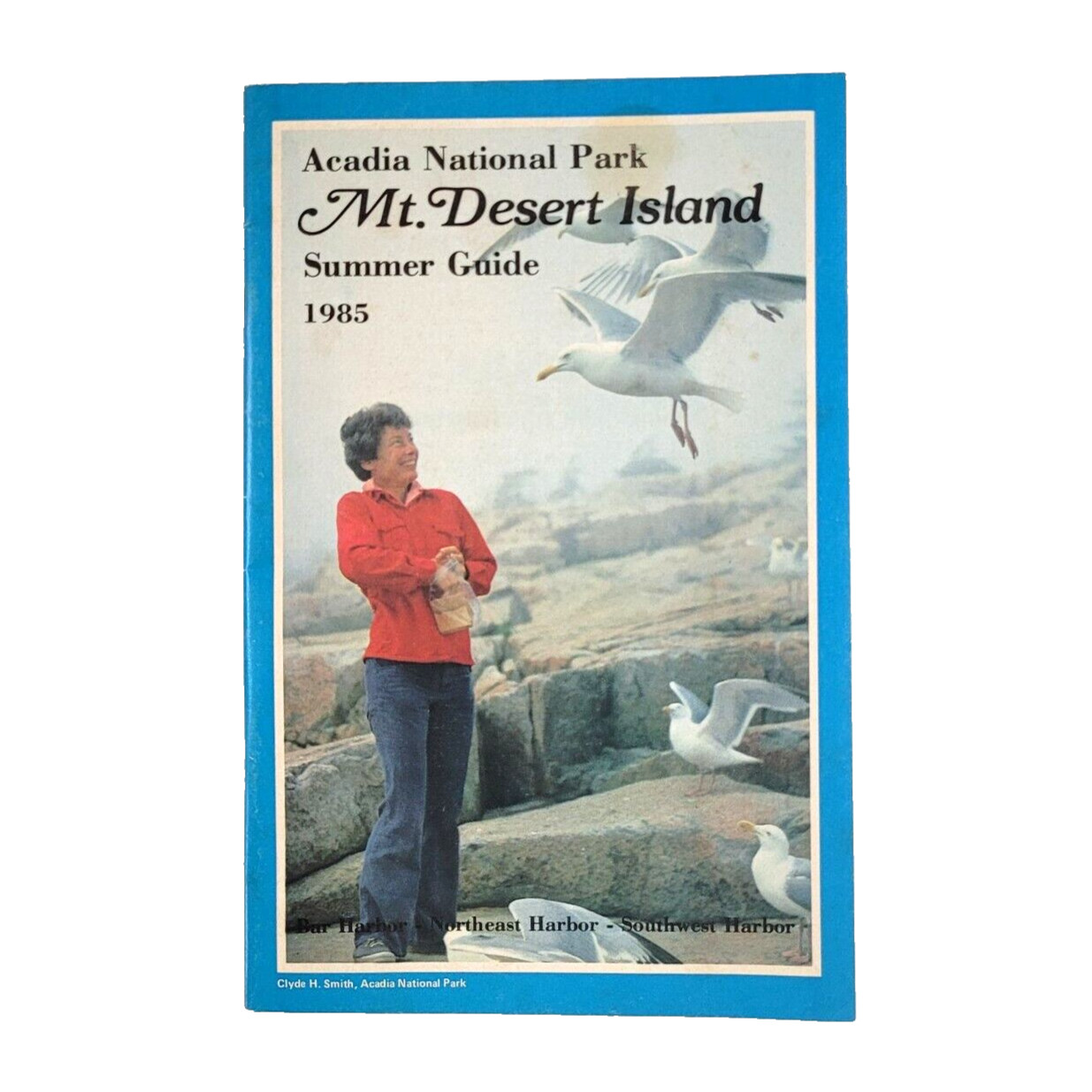 Summer 1985 Mt. Desert Island Guide Brochure Acadia National Park Bar Harbor ME