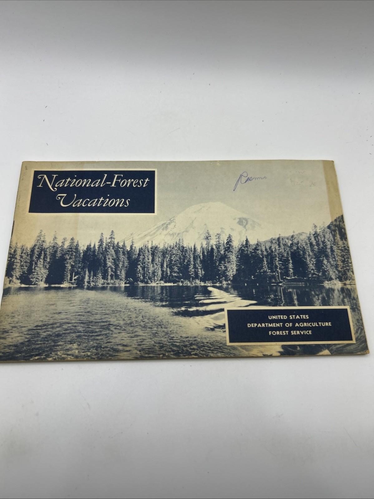 1960 NATIONAL FOREST VACATION Book Parks by State Scenic Drives Picnics Guide