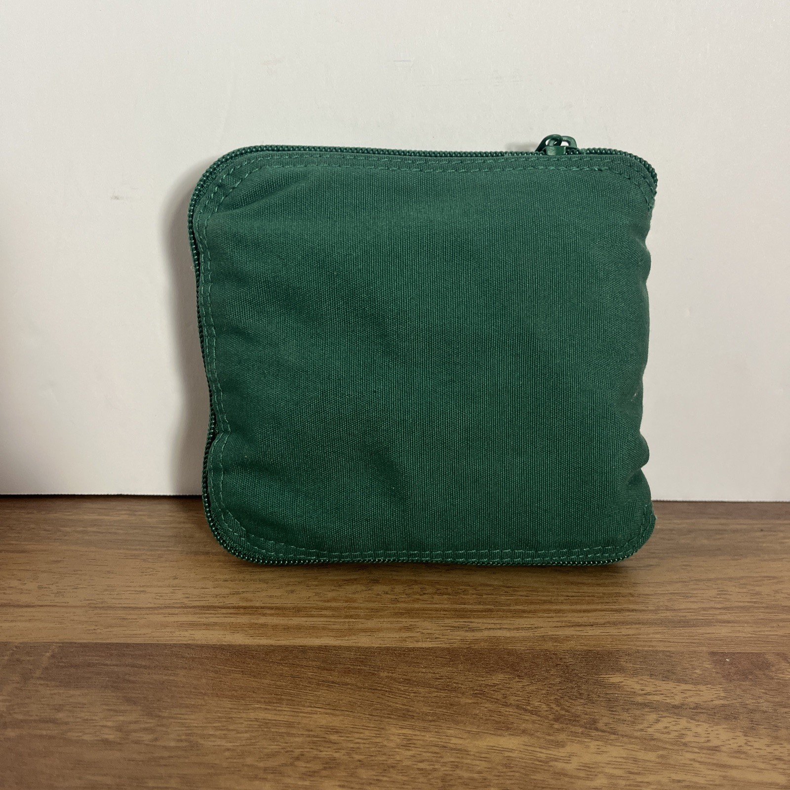 National Parks And Conservation Association Zip Up Tote bag Pouch Green Canvas