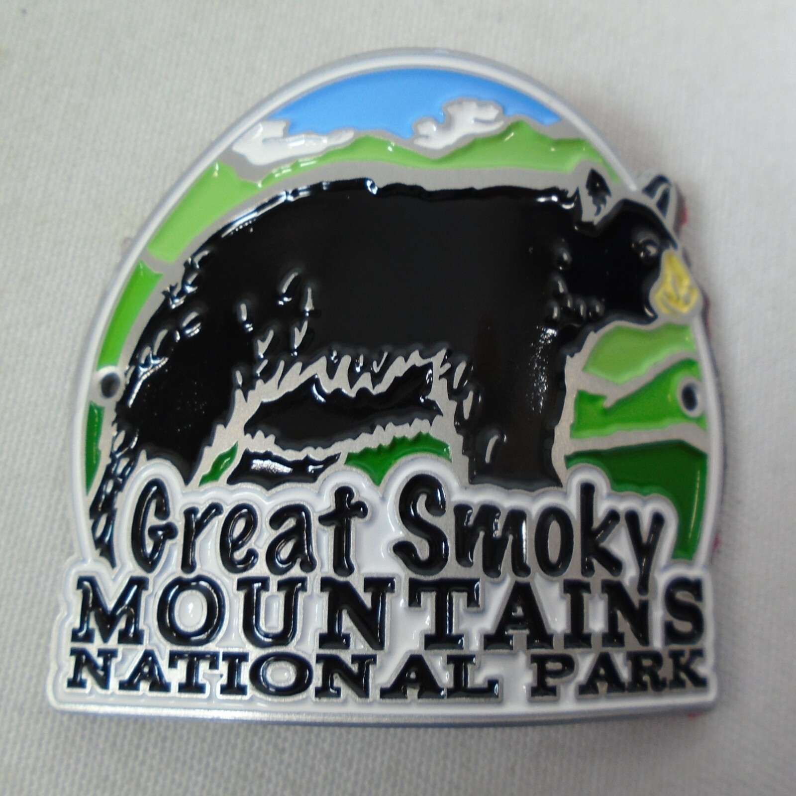 Great Smoky Mountains National Park Black Bear Hiking Stick Medallions