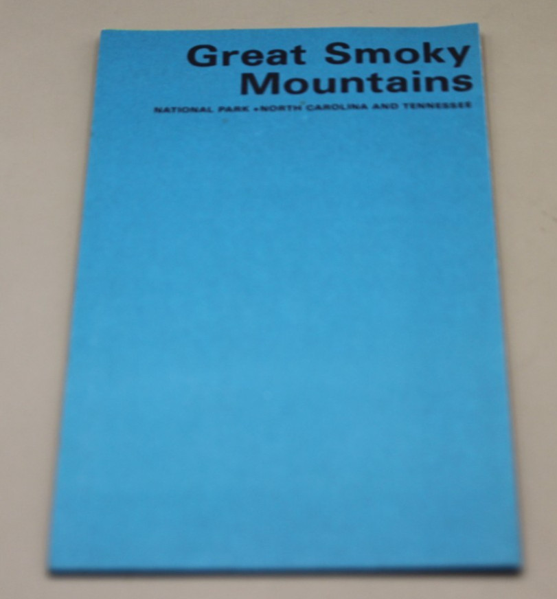 Vintage Great Smoky Mountains National Park fold out map 1976