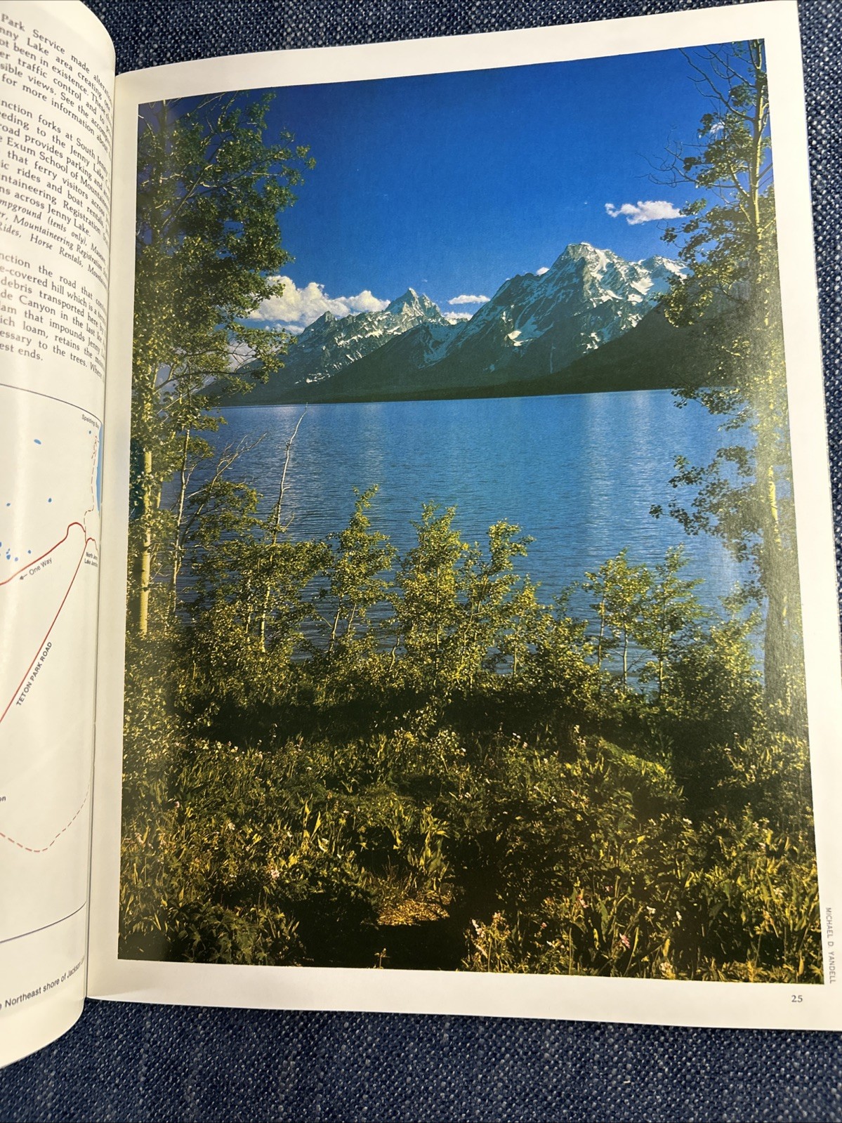 National Parkways Grand Teton Park Magazine 1976 Vintage Travel Book Souvenir WY