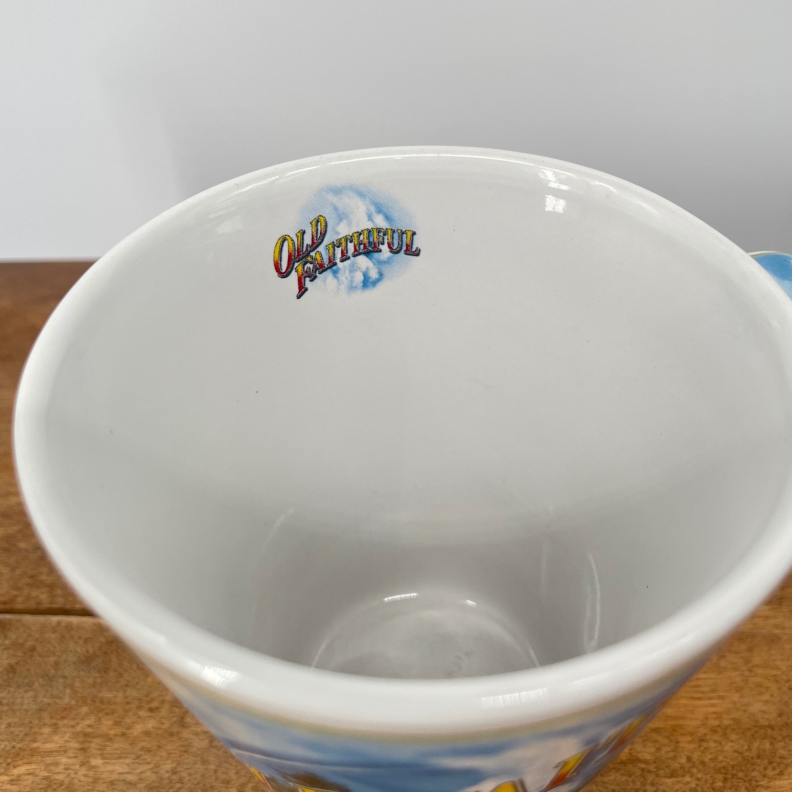 Polar Graphics Old Faithful Yellowstone Collage Mug 2007 Collectible Souvenir