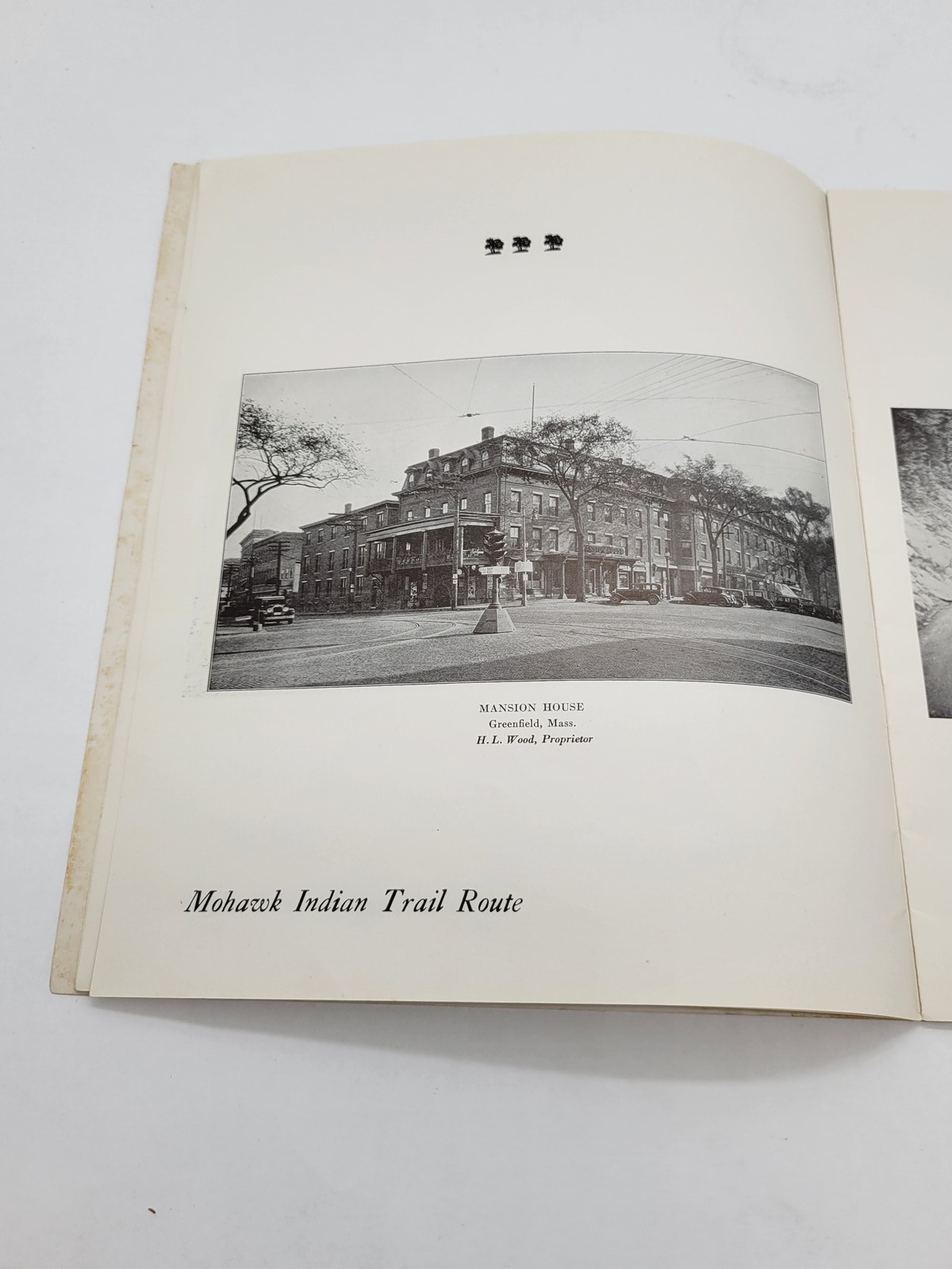 North Adams Chamber of Commerce Mowhawk Indian Trail Black White Photo Brochure