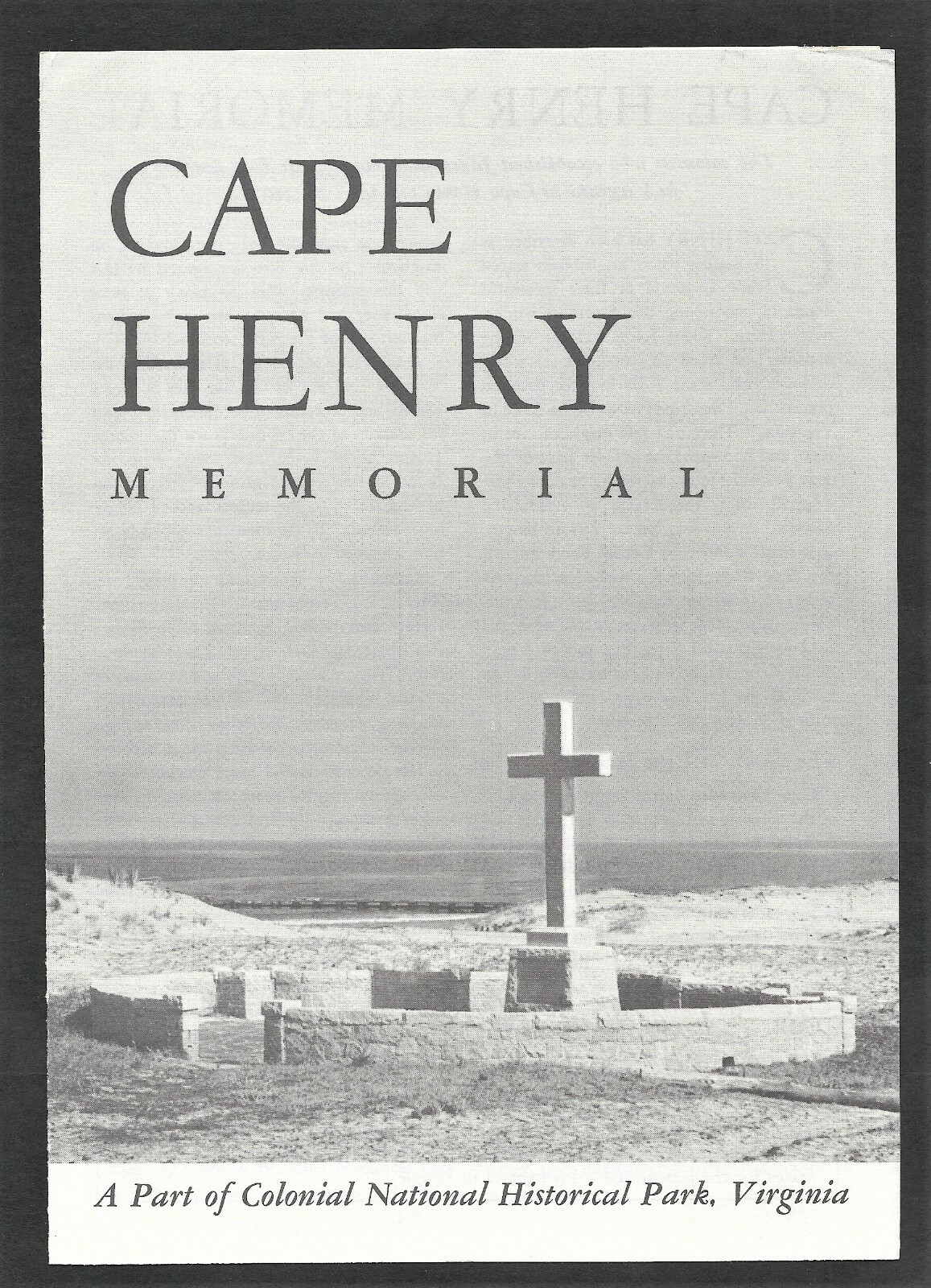 1961 Cape Henry Memorial Visitors Guide with Map