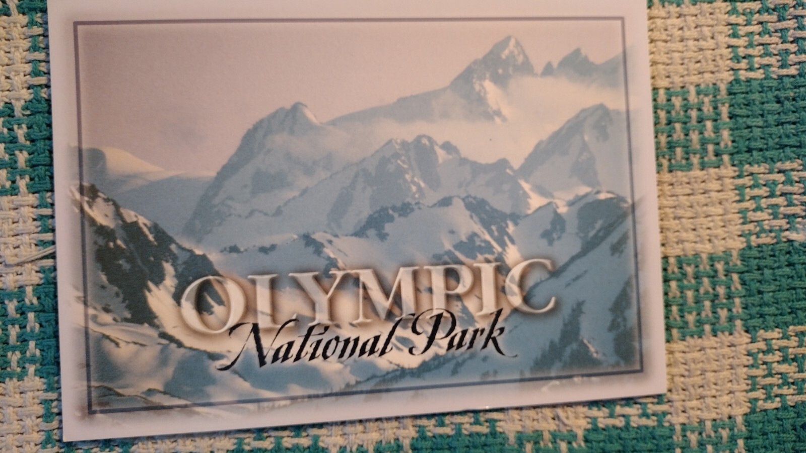 BEAUTIFUL CHROME POST CARD OLYMPIC NATIONAL PARK WASHINGTON PORT ANGELES WA