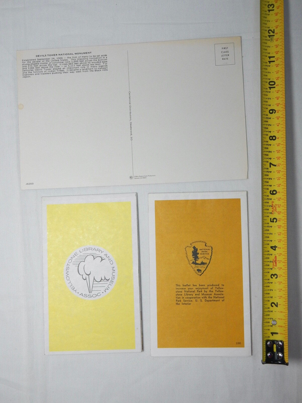 Vintage Yellowstone Maps, Brochures, Guides, Postcard, Reward Notice