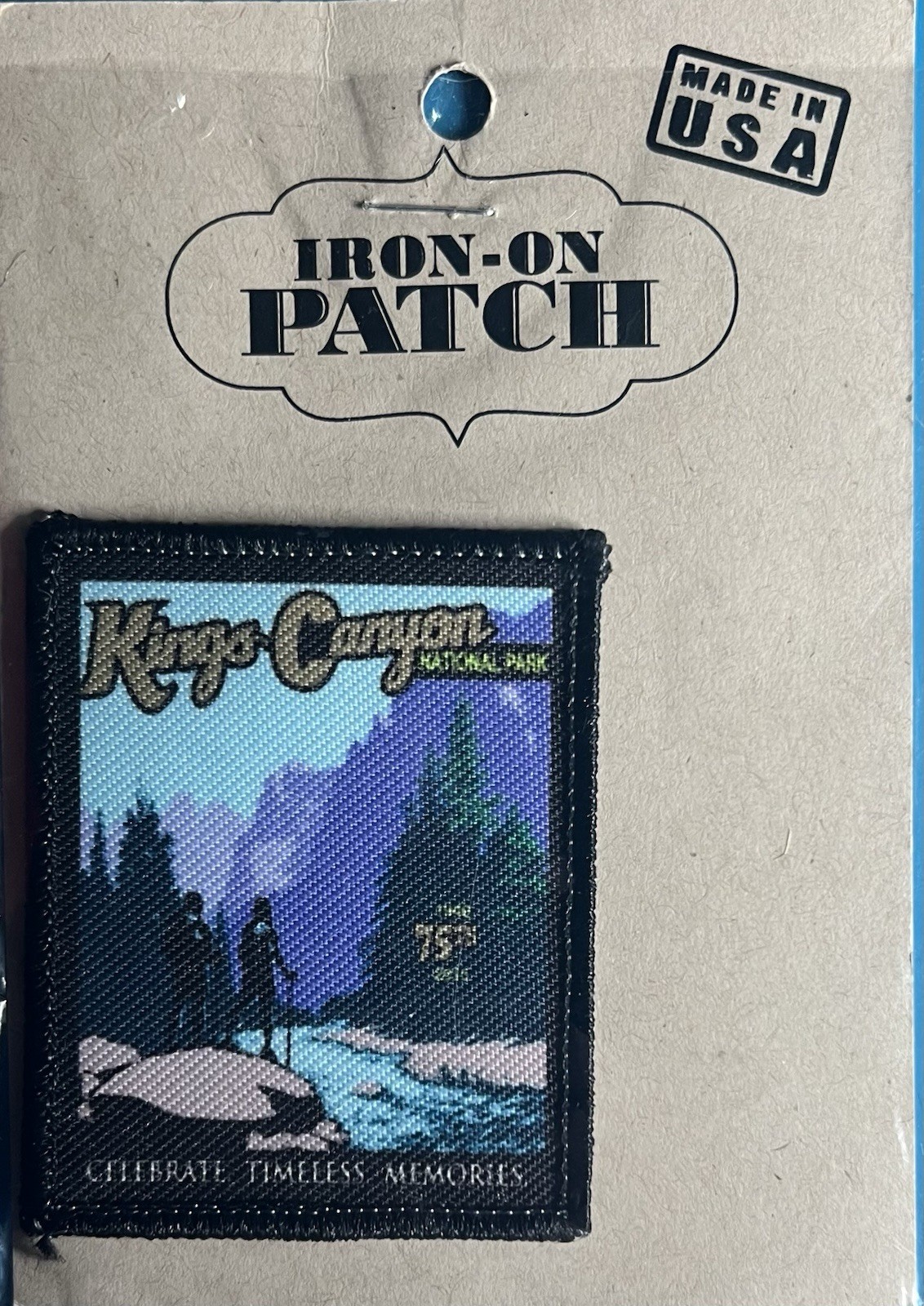 Kings Canyon National Park California 75th Anniversary 1940 2015 Patch