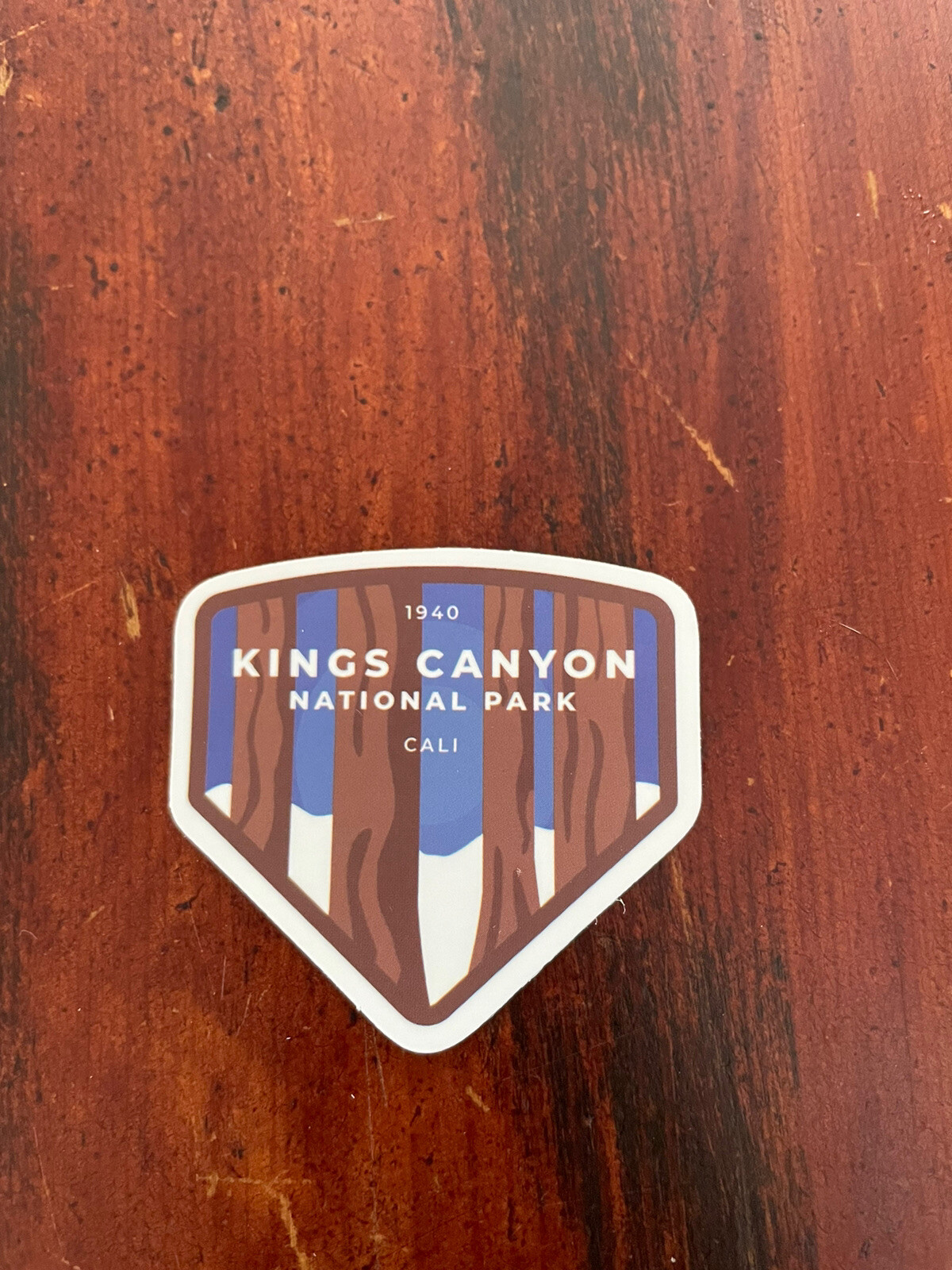1940 Kings Canyon National Park Cali Outdoor Wilderness Sticker Decal