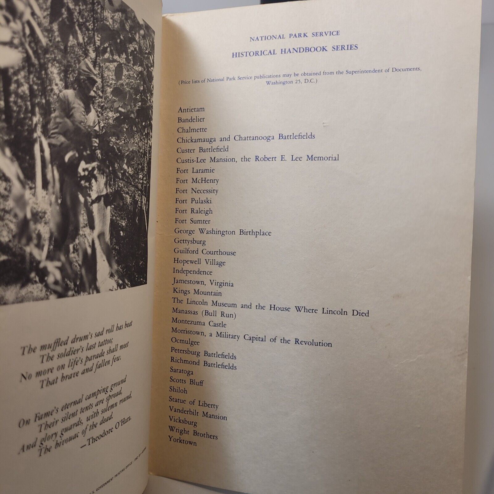 Gettysburg Civil War Battlefield Historical Booklet 1962 F.D. Briscoe Paintings