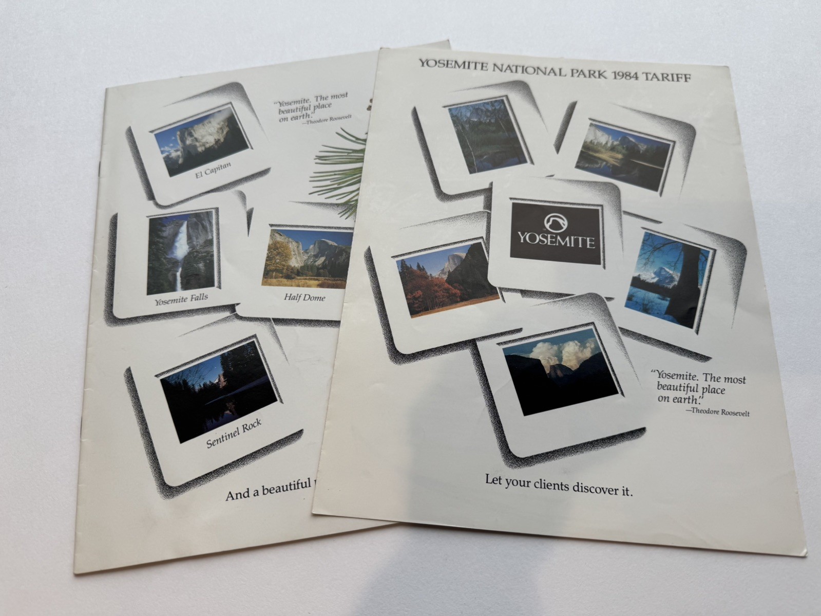 Yosemite 1984 Curry Company Press Media Kit w/Rates Yosemite National Park