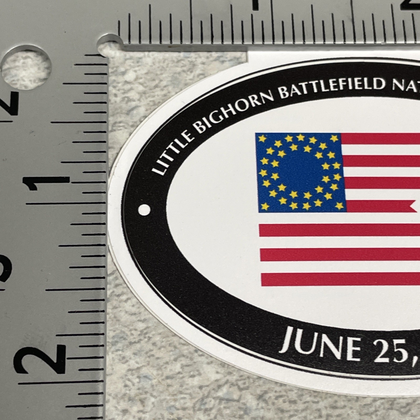 Decal – Die Cut – Little Bighorn Battlefield National Monument – New Outdoor