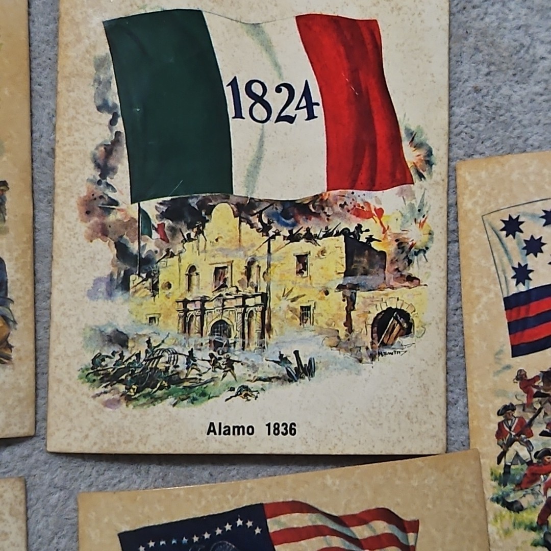 22 Stickers from 1976 National Flag Foundation & Deck Flags of Civil War