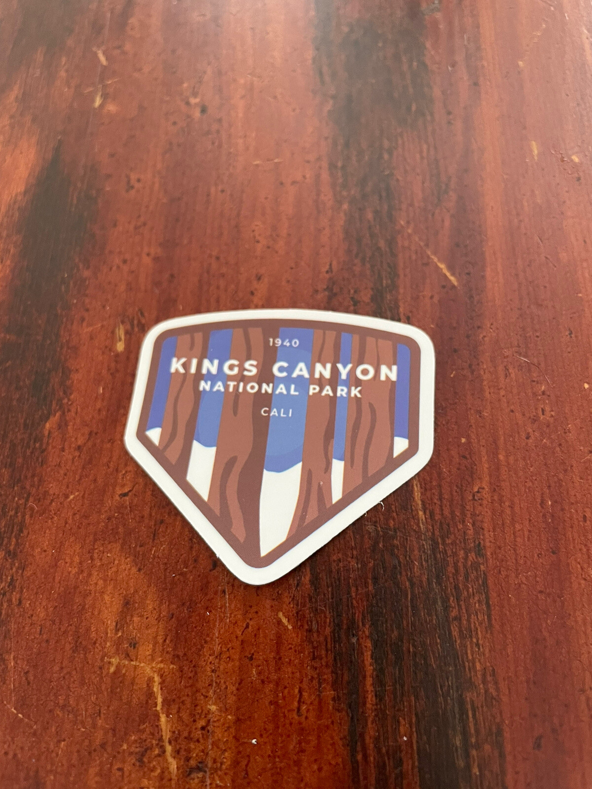 1940 Kings Canyon National Park Cali Outdoor Wilderness Sticker Decal