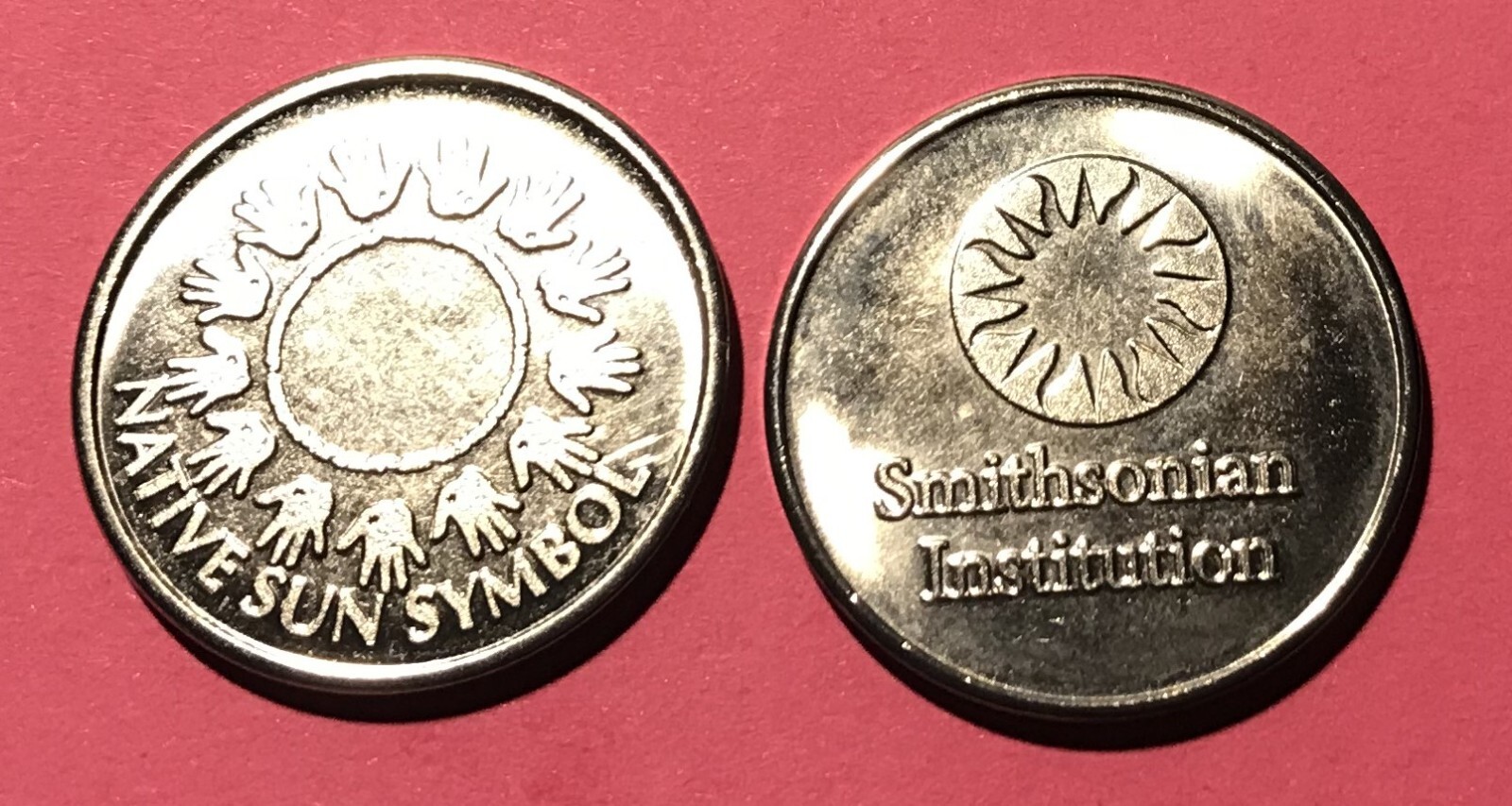 Smithsonian Institution Native Sun Symbol Collectible Token