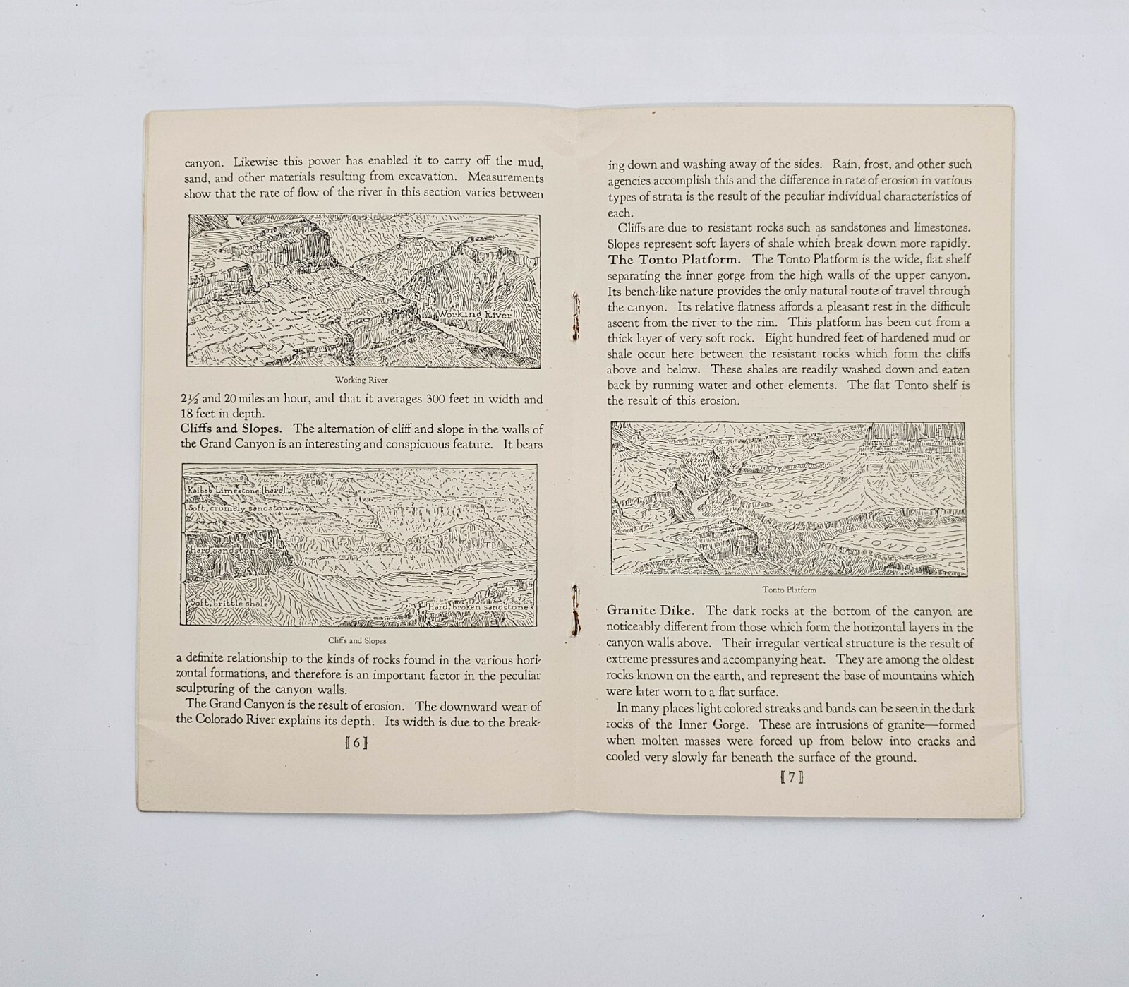 Grand Canyon 3 Booklets 1930s Golly What a Gully; West Rim Drive, Historic Photo