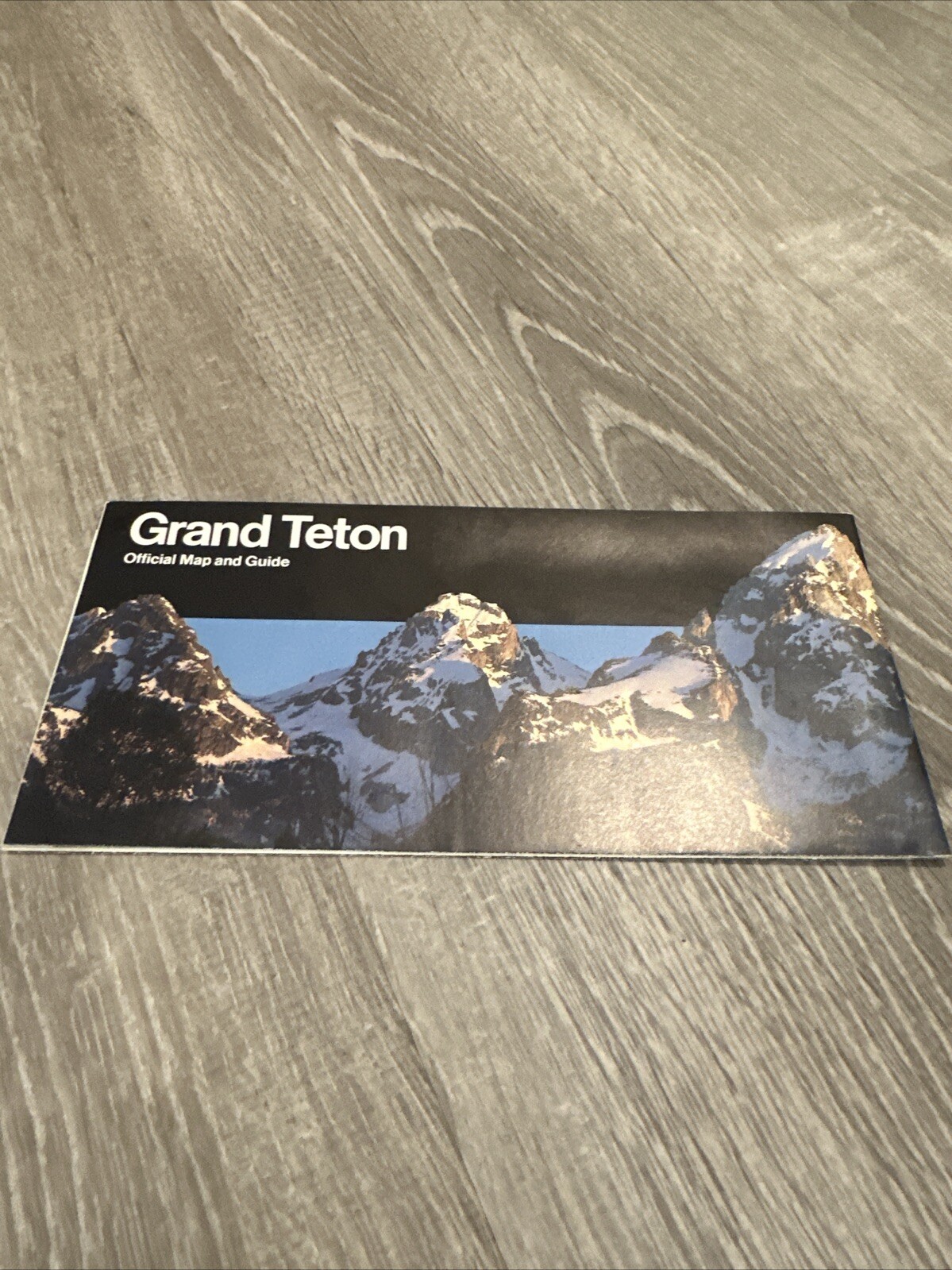 National Park Service Grand Teton Official Map And Guide 1999