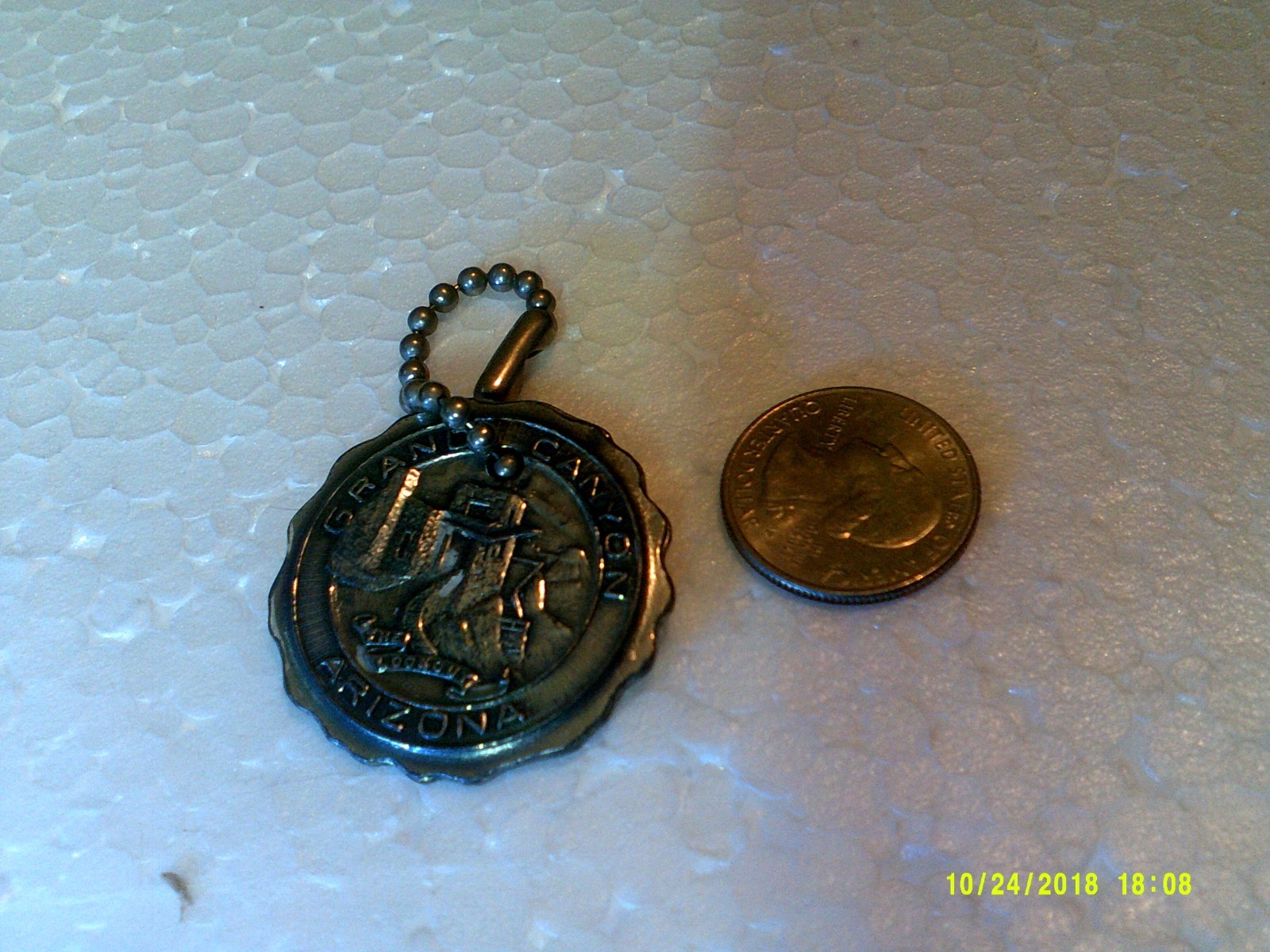 VINTAGE MID CENTURY GRAND CANYON FOB MARKED ROBBINS CO.