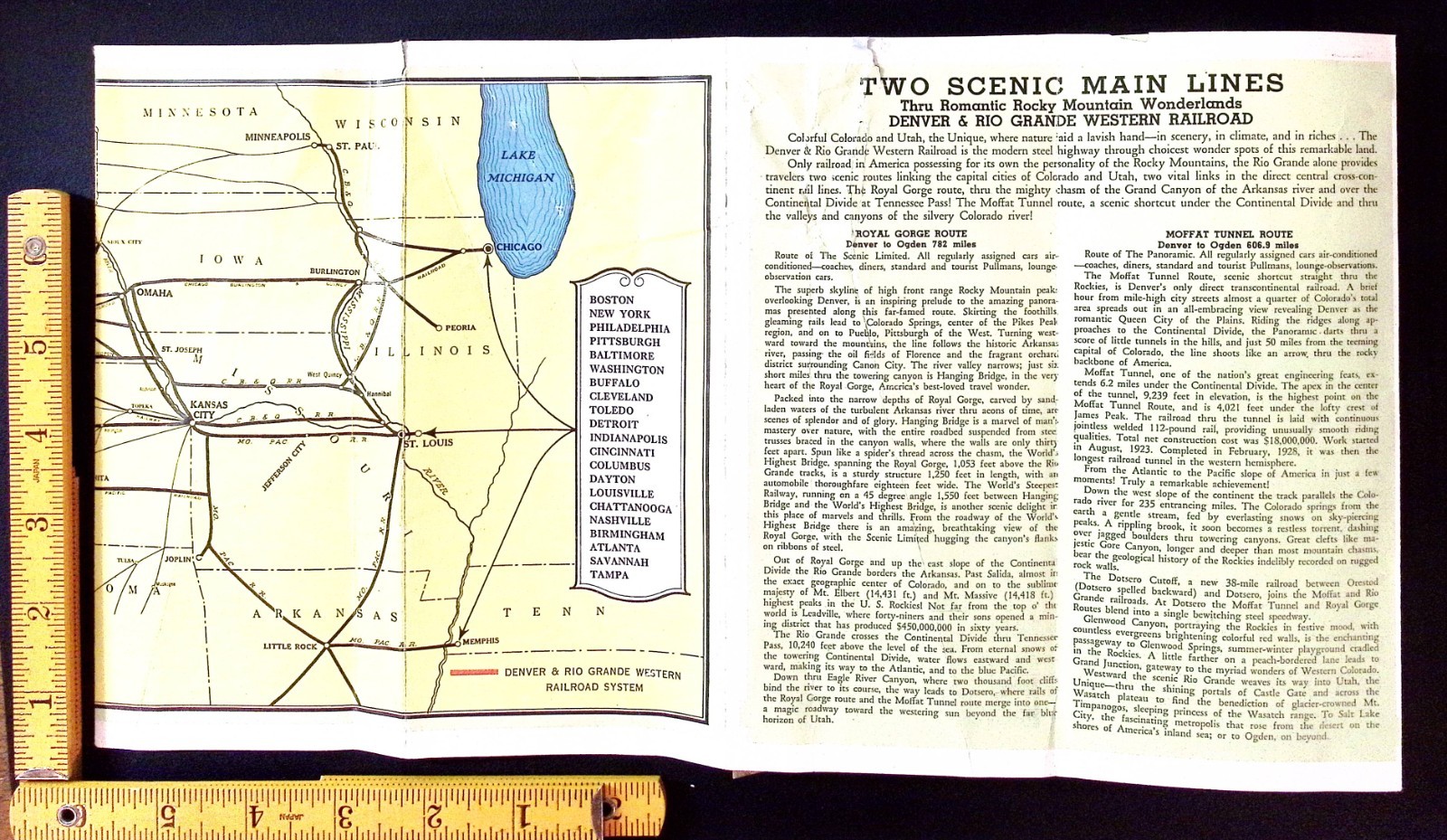 Panoramic Views – Denver & Rio Grande Western Railroad –