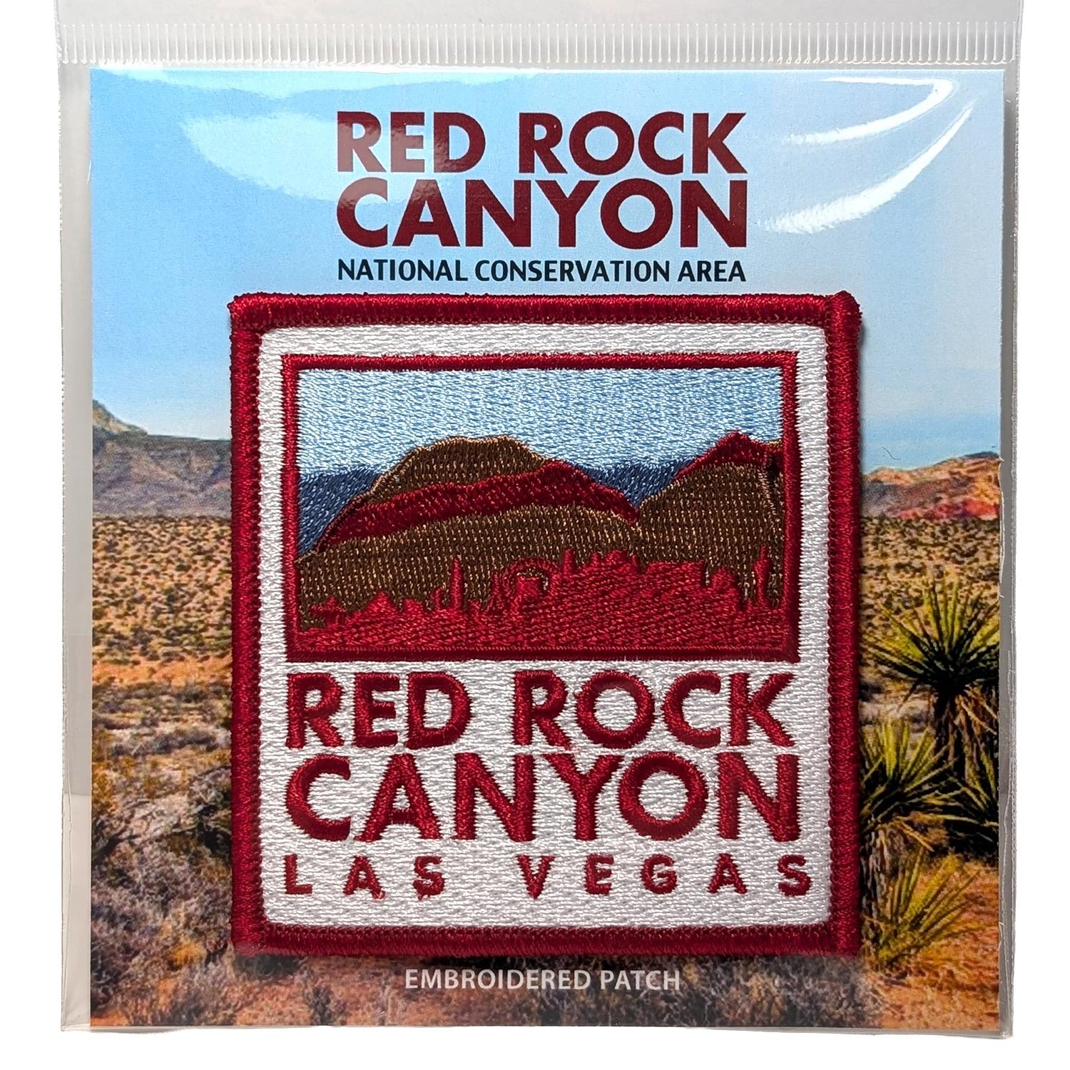 Red Rock Canyon National Park Las Vegas Nevada Embroidered Patch Souvenir