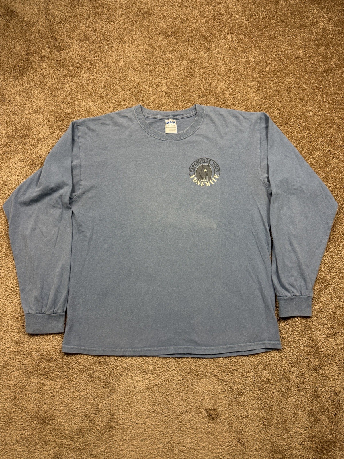 Vintage Yosemite Half Dome National Park Bear Long Sleeve T Shirt Adult Large