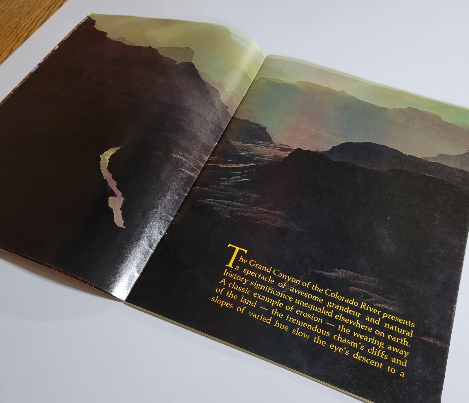1975 Grand Canyon The Story Behind The Scenery Merrill Beal Photos Map Paperback