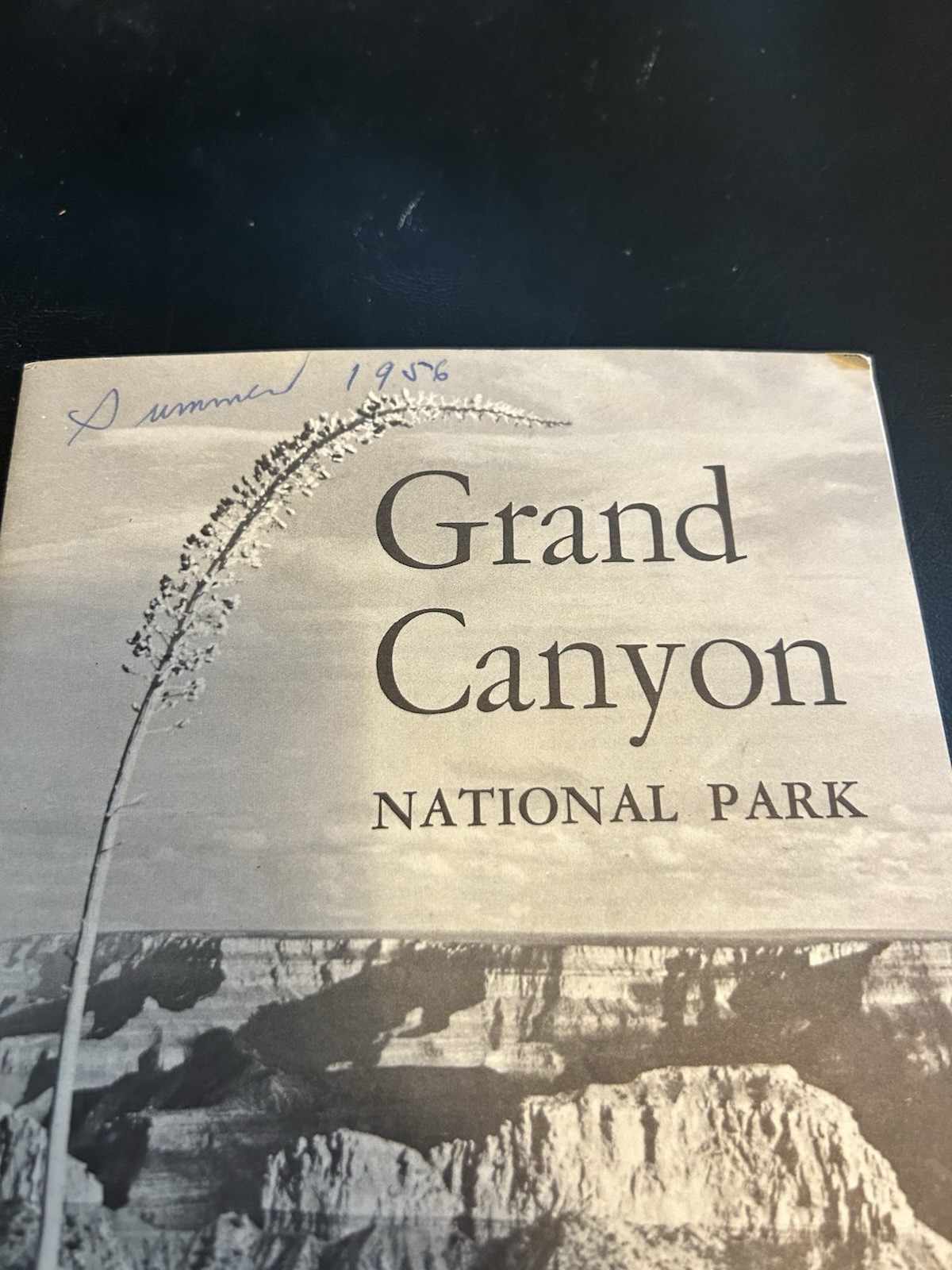 1956 Grand Canyon National Park Dept Of Interior 16 Pg Booklet