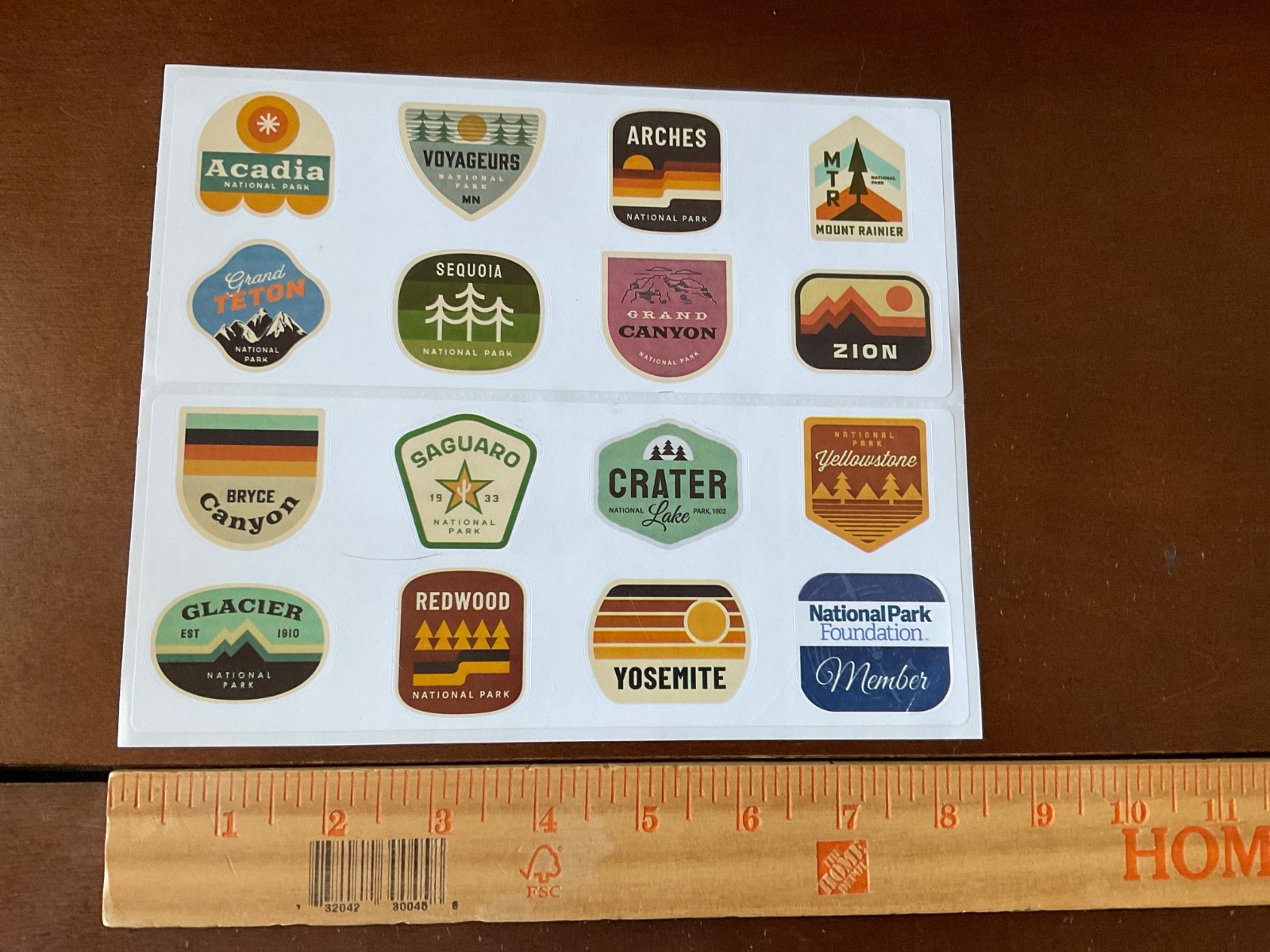 National Park Foundation Member Bumper Sticker Vinyl + 16 Parks Stickers Ship CA