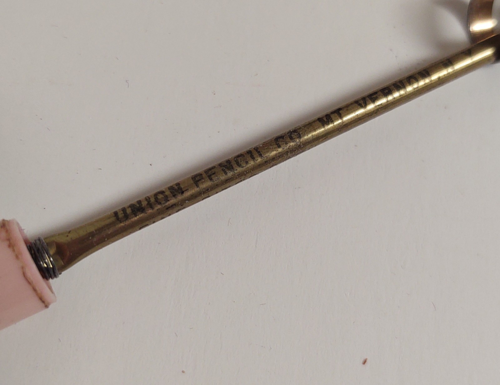 Vintage Union Pencil Co. New York Pen Thermometer Yellowstone Park Advertising