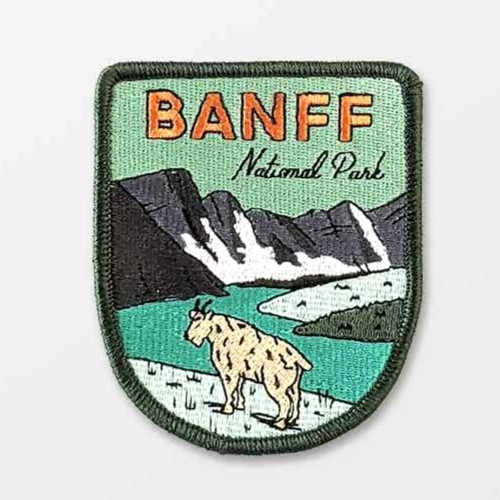 Banff National Park Patch Iron-On Applique Souvenir Gift