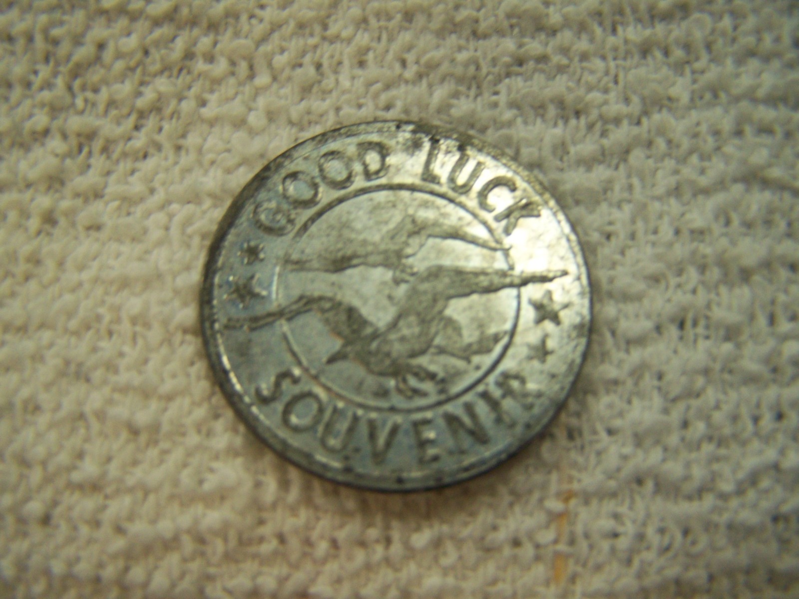 Vintage Sea Lion Caves Collectible Token Oregon Coast Good Luck Souvenir, 28mm